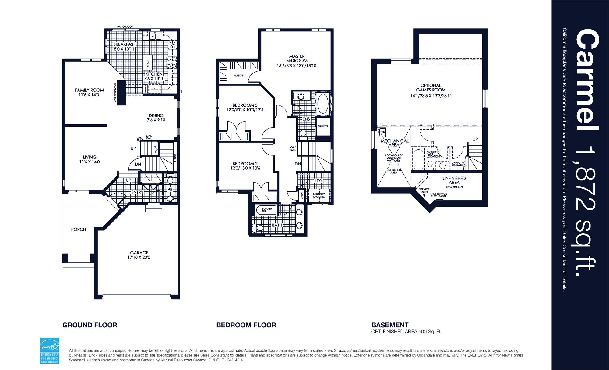 Carmel floor plan