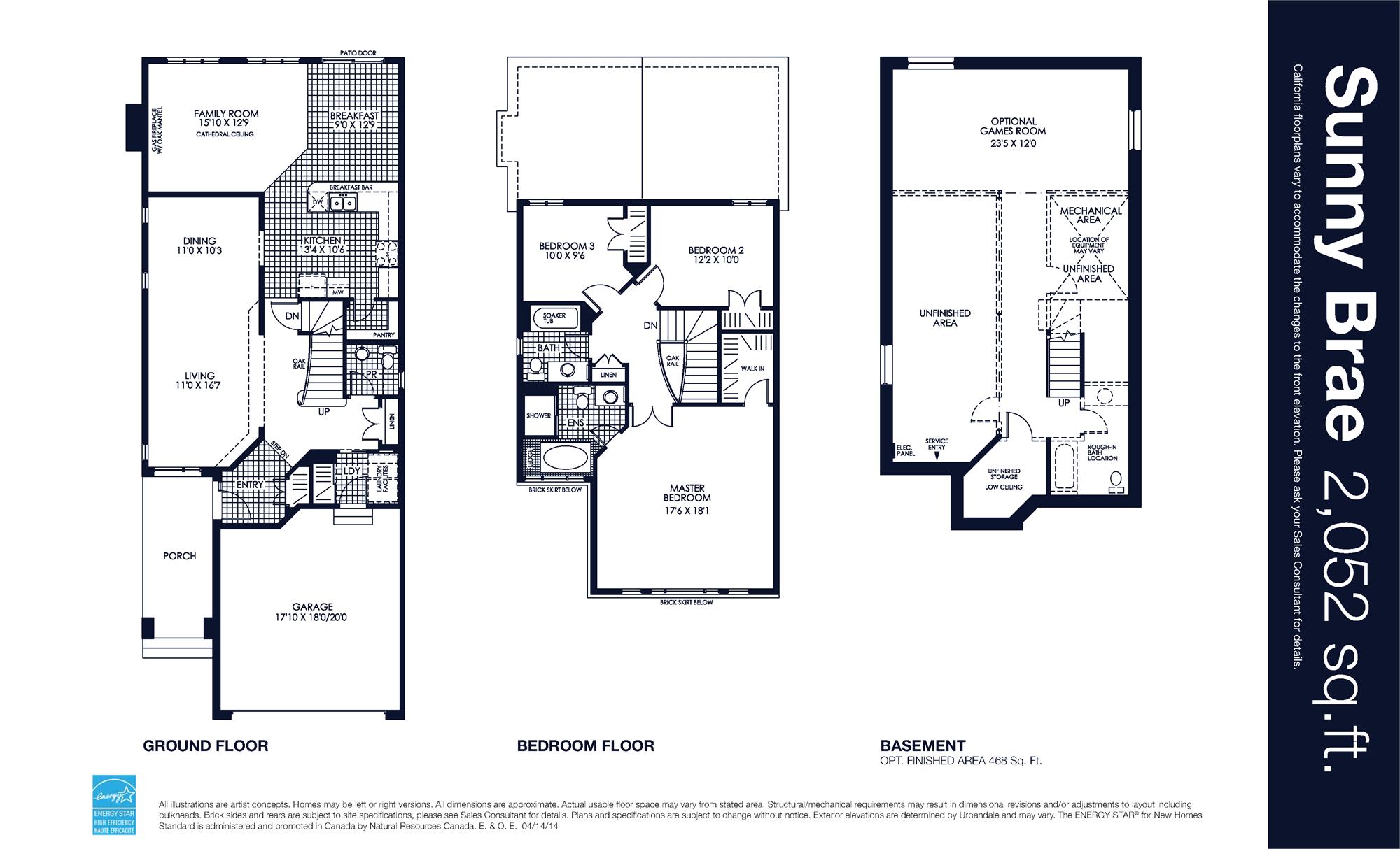 Sunny Brae floor plan