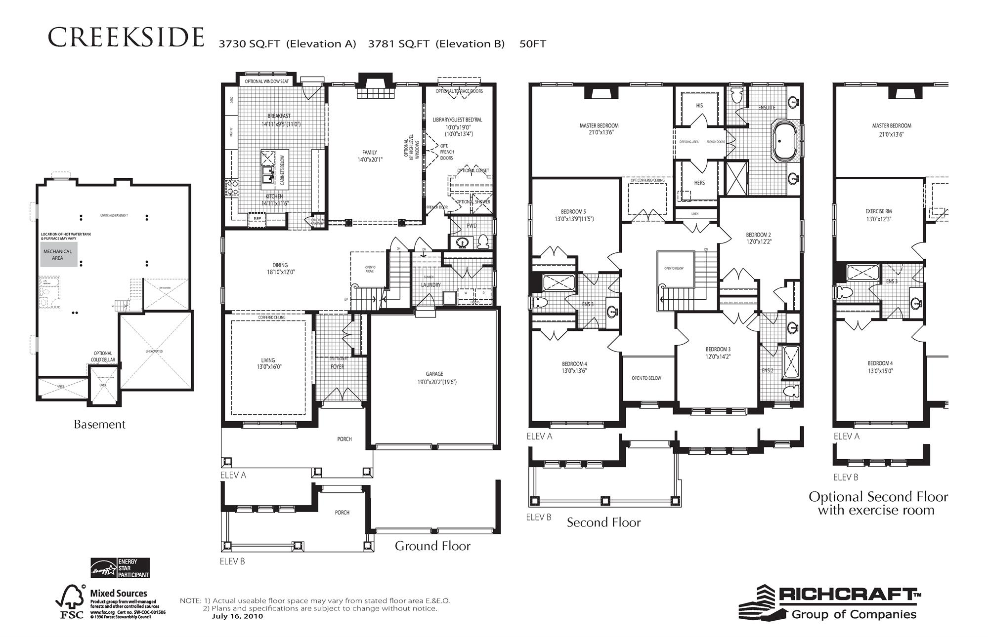 Creekside floor plan