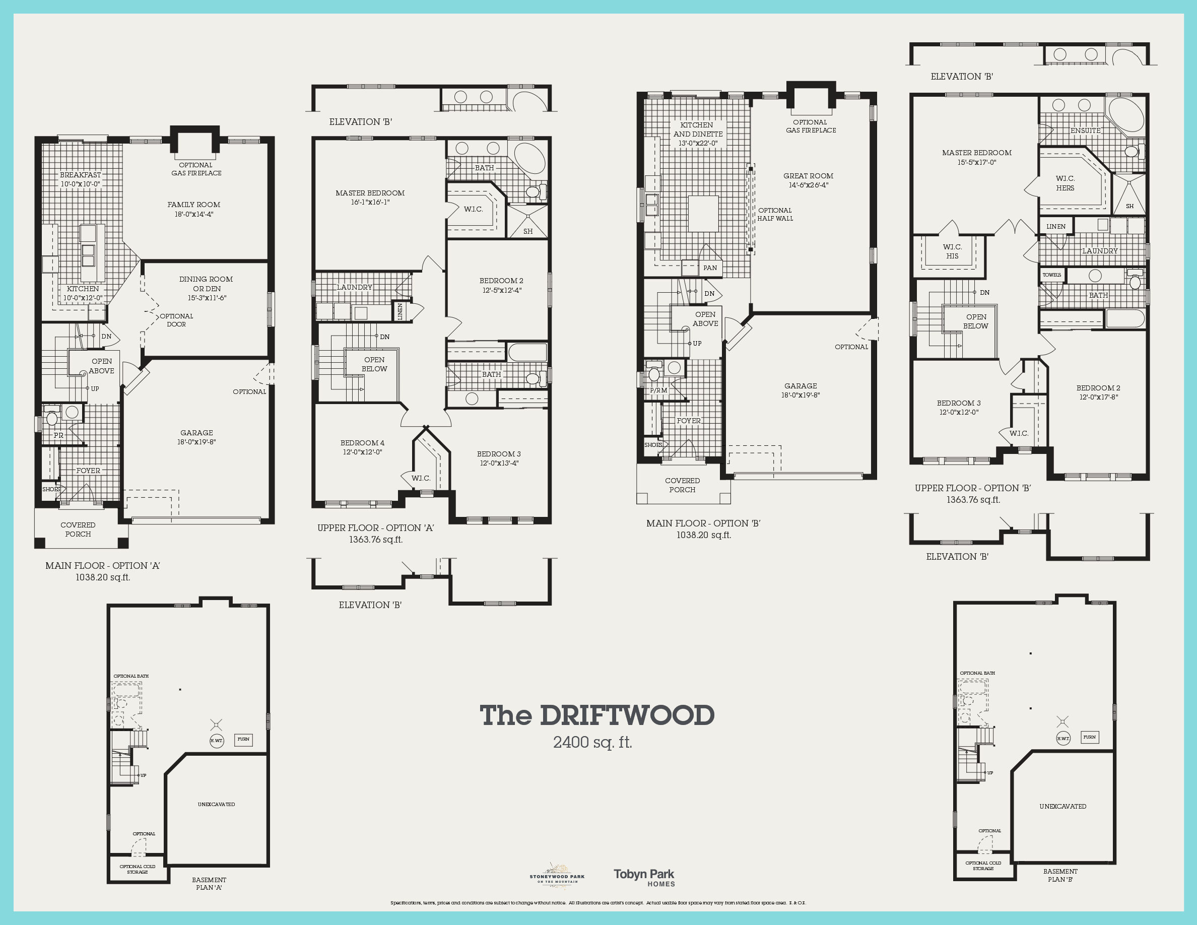 The Driftwood floor plan