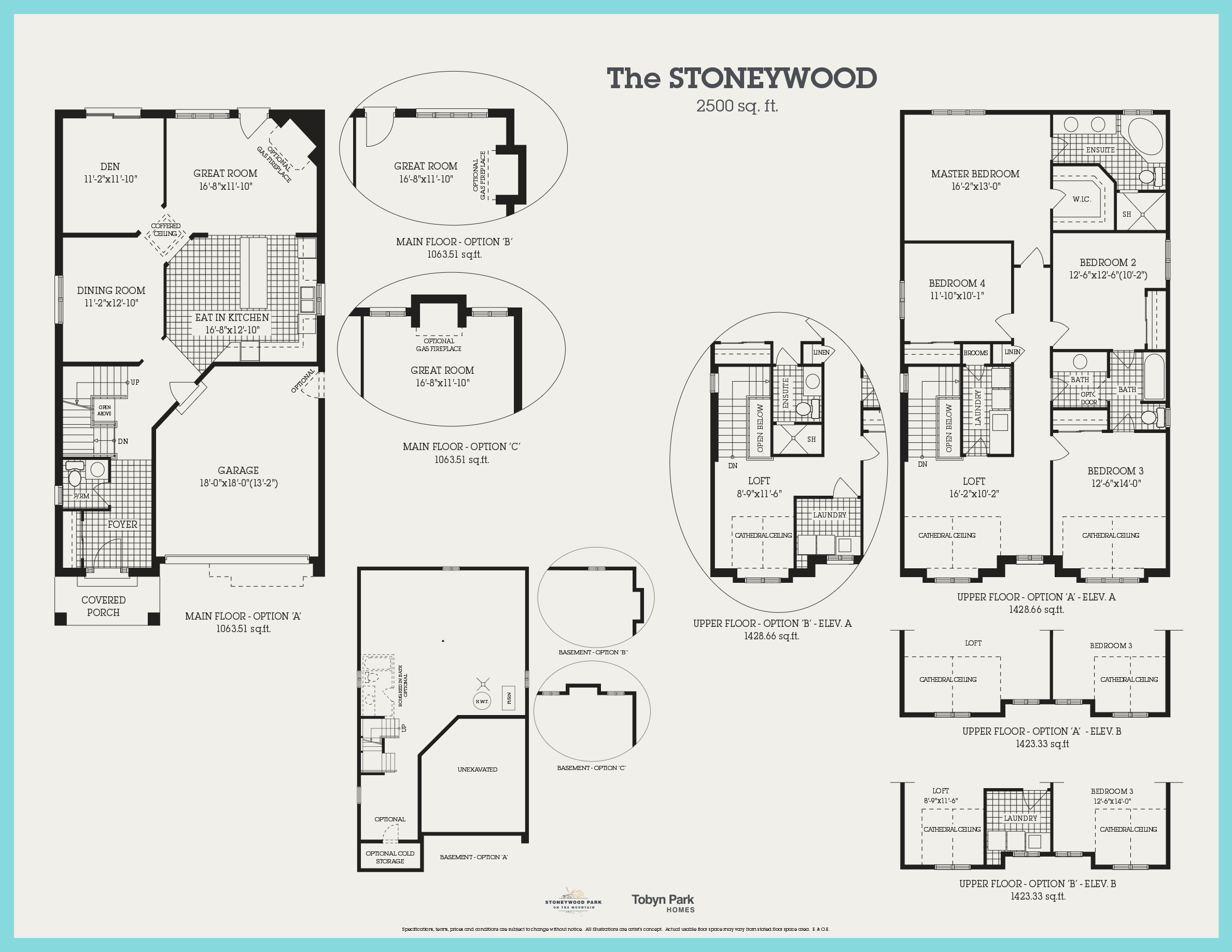 The Stoneywood floor plan