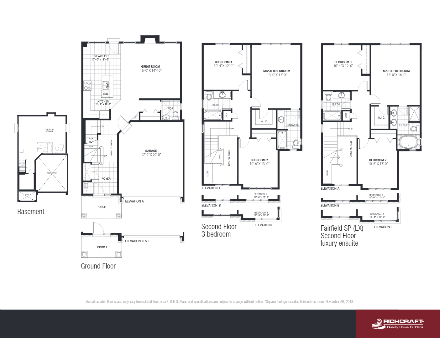 Fairfield SP floor plan