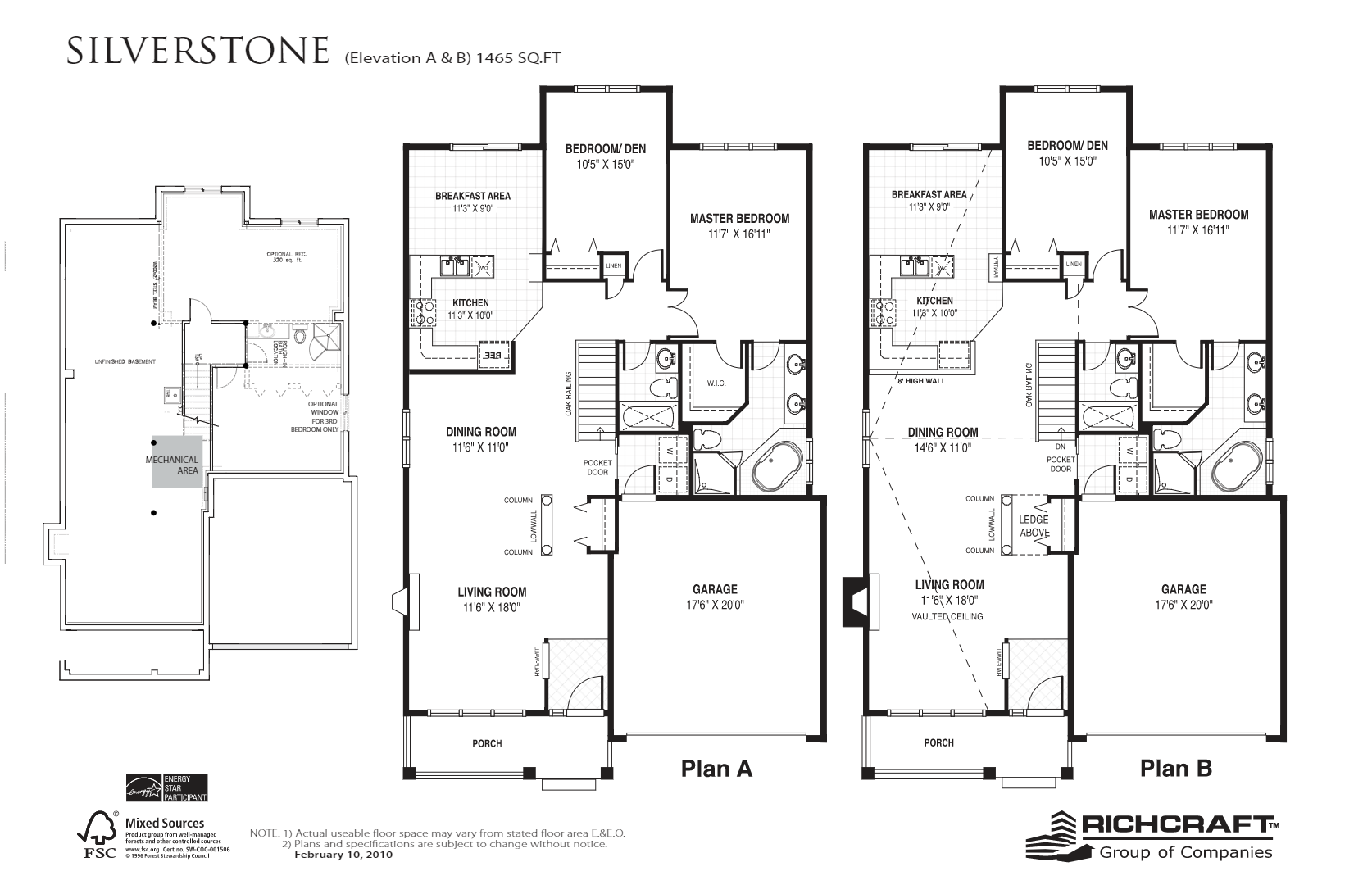 Silverstone floor plan