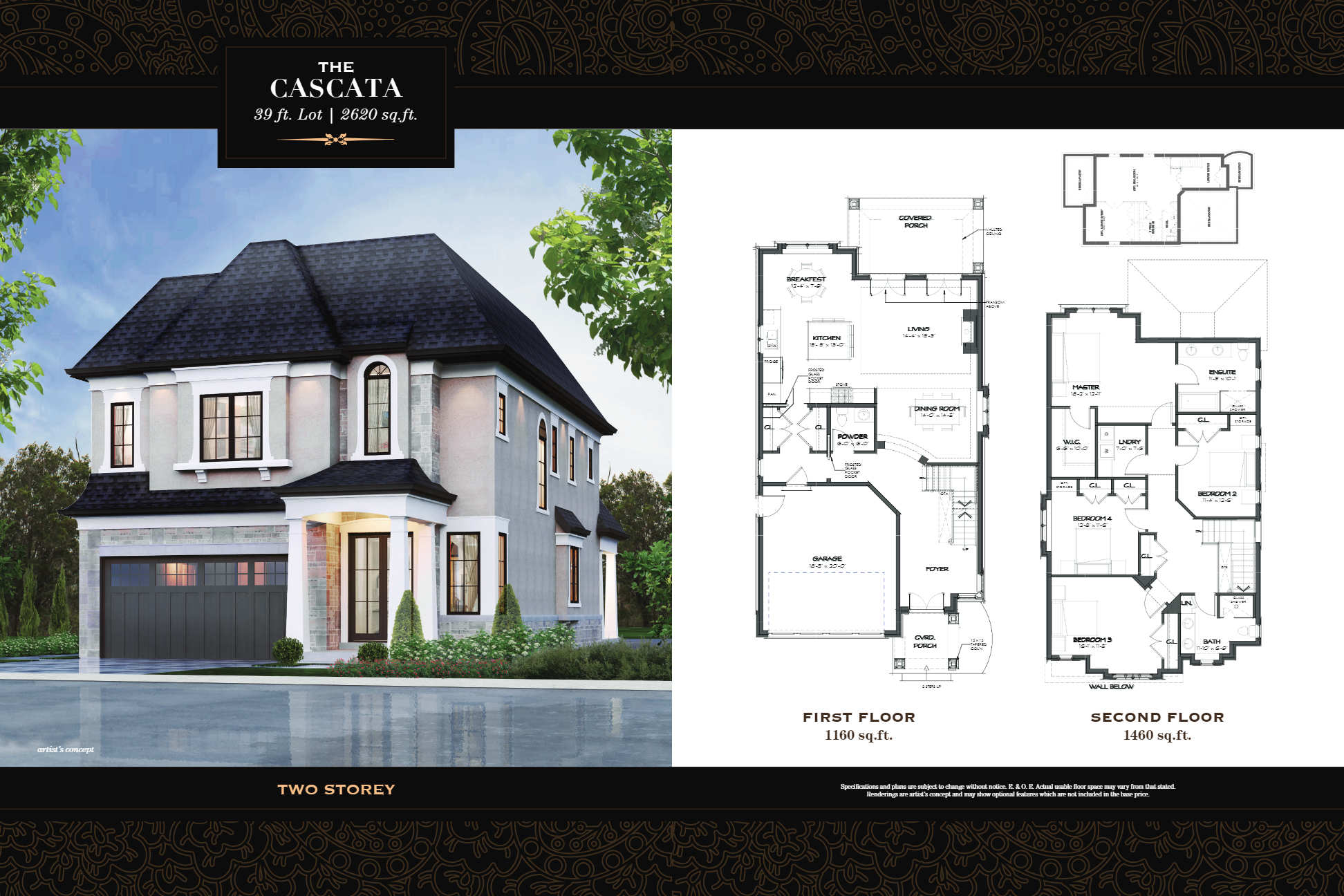 The Cascata floor plan