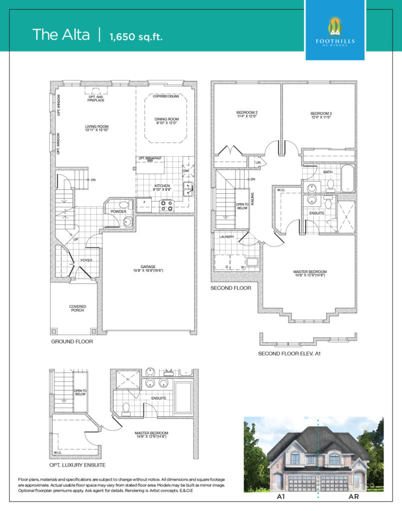The Alta floor plan