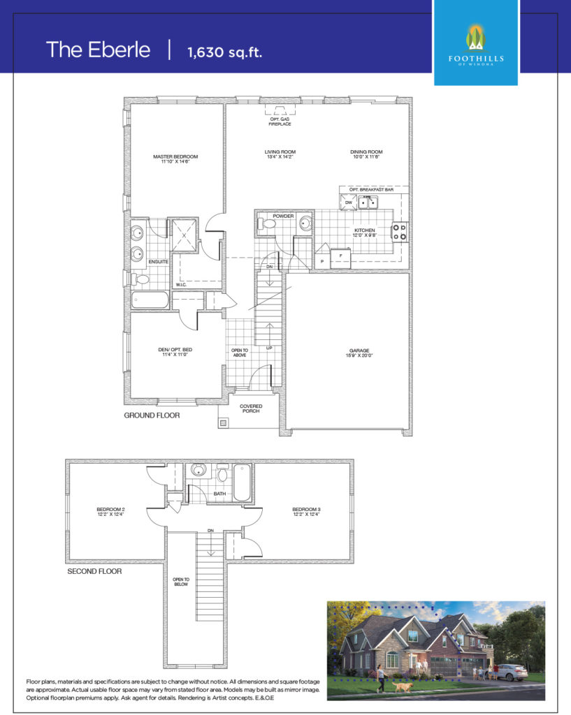 The Eberle floor plan