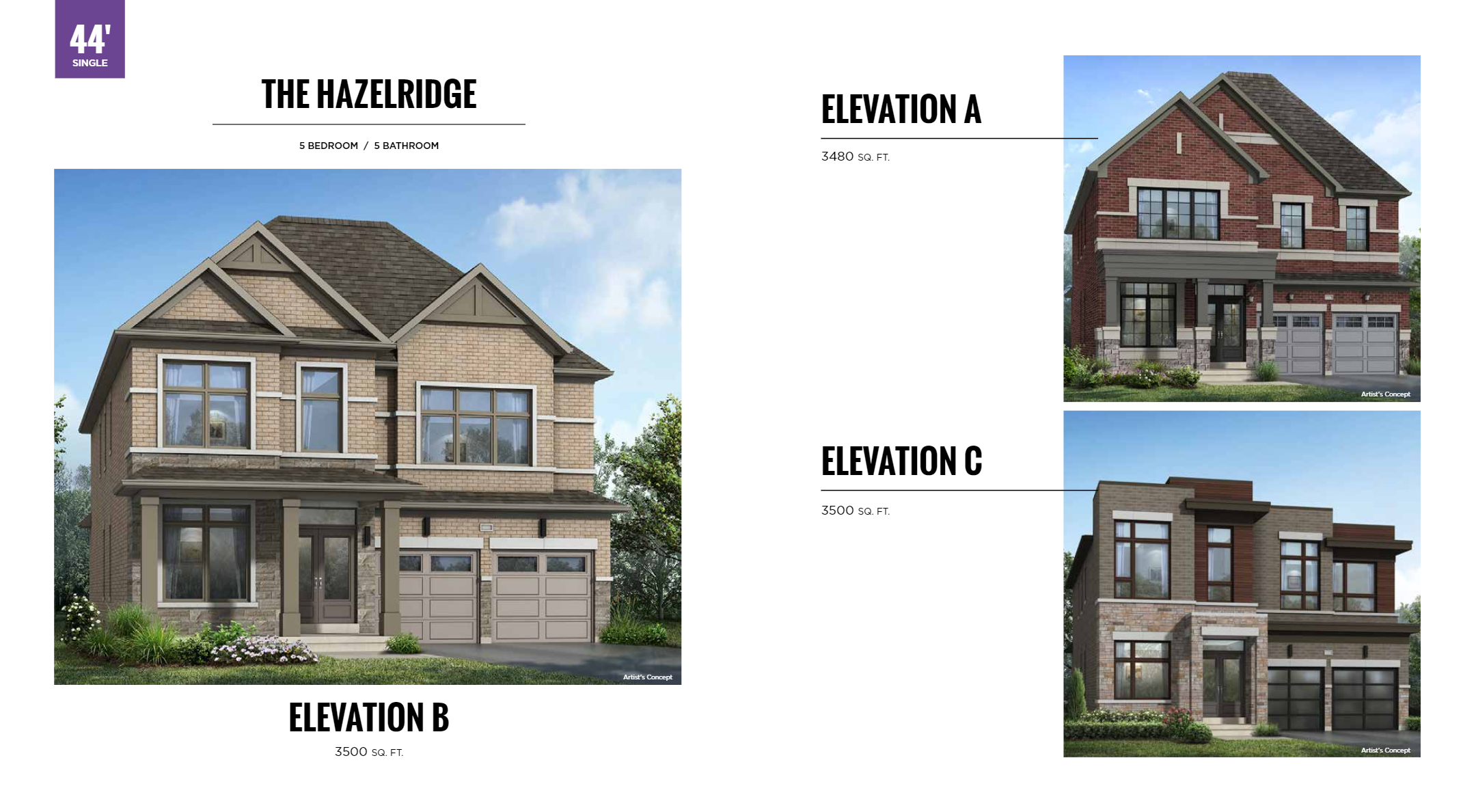 The Hazelridge floor plan