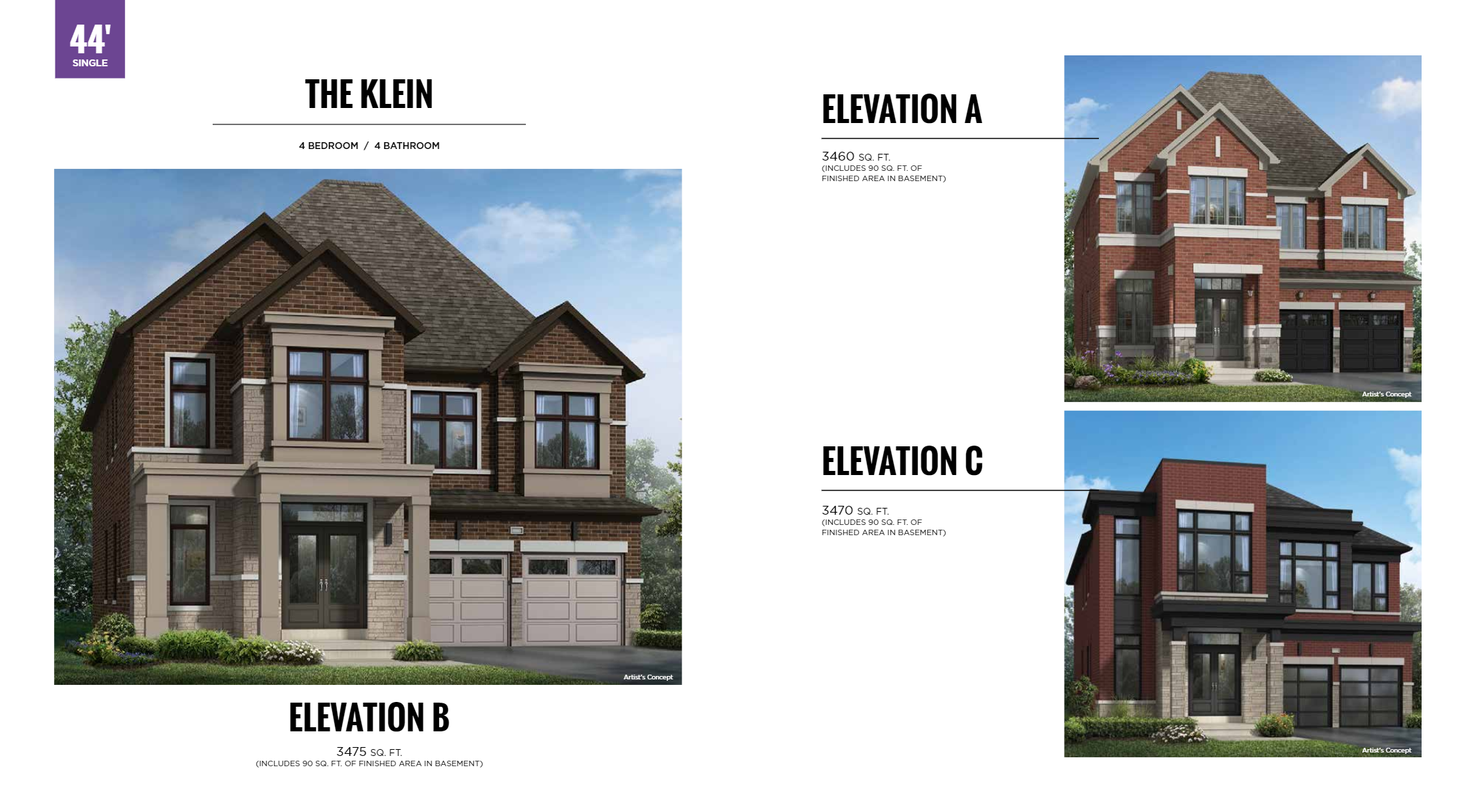 The Klein floor plan