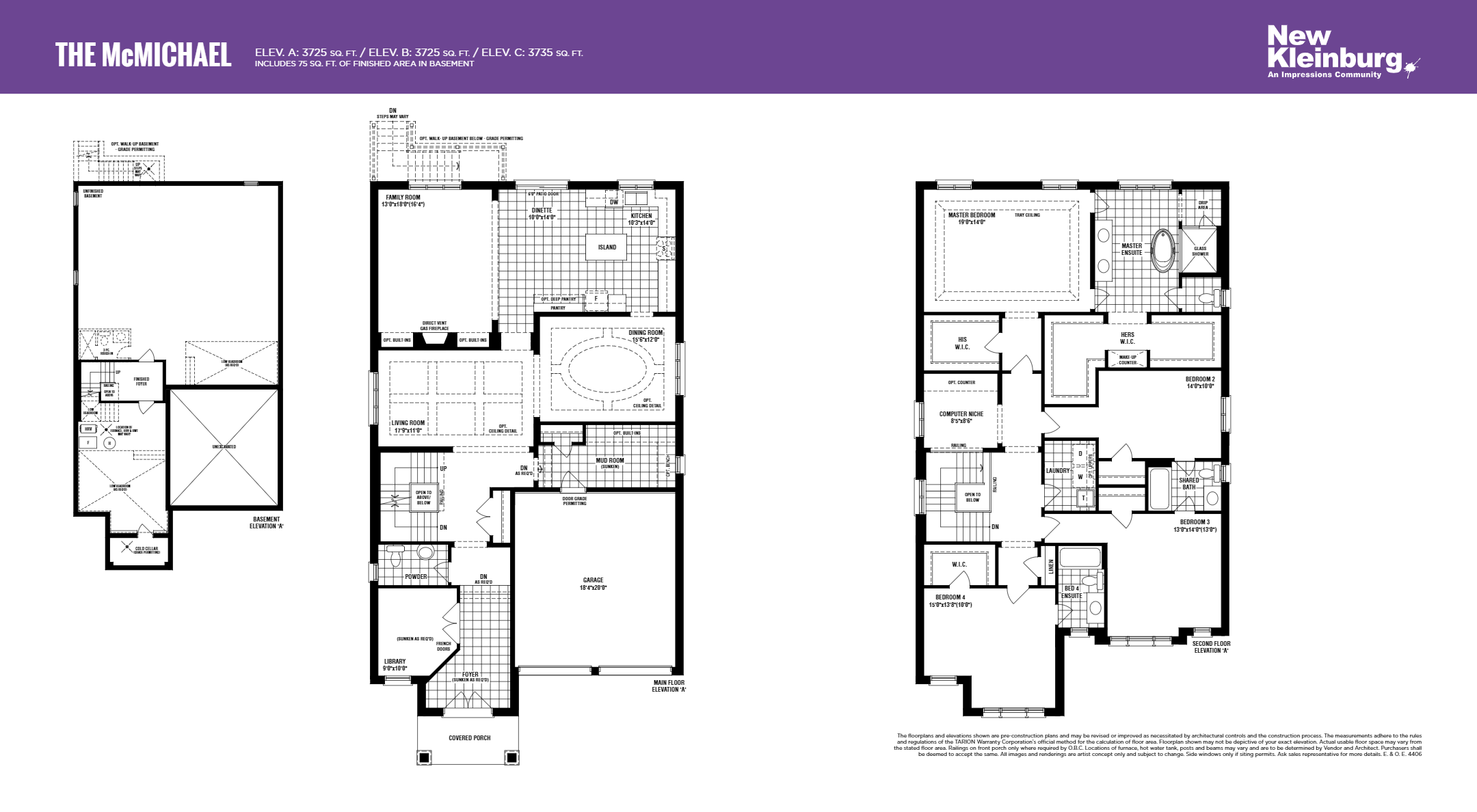 The McMichael floor plan