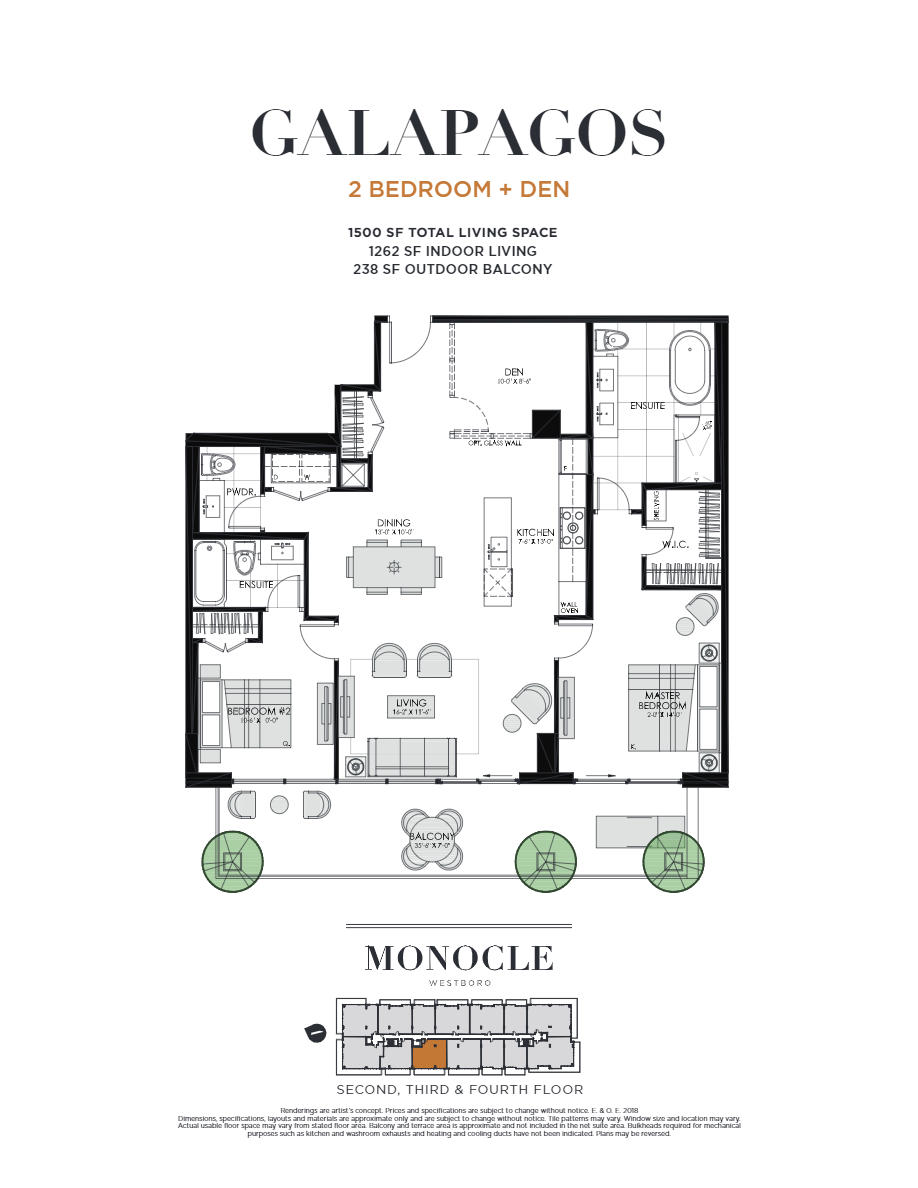 Galapagos floor plan