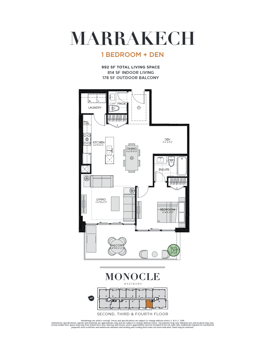 Marrakech floor plan