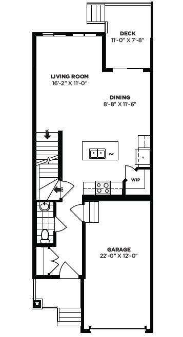 4725 E. Keller Ave floor plan