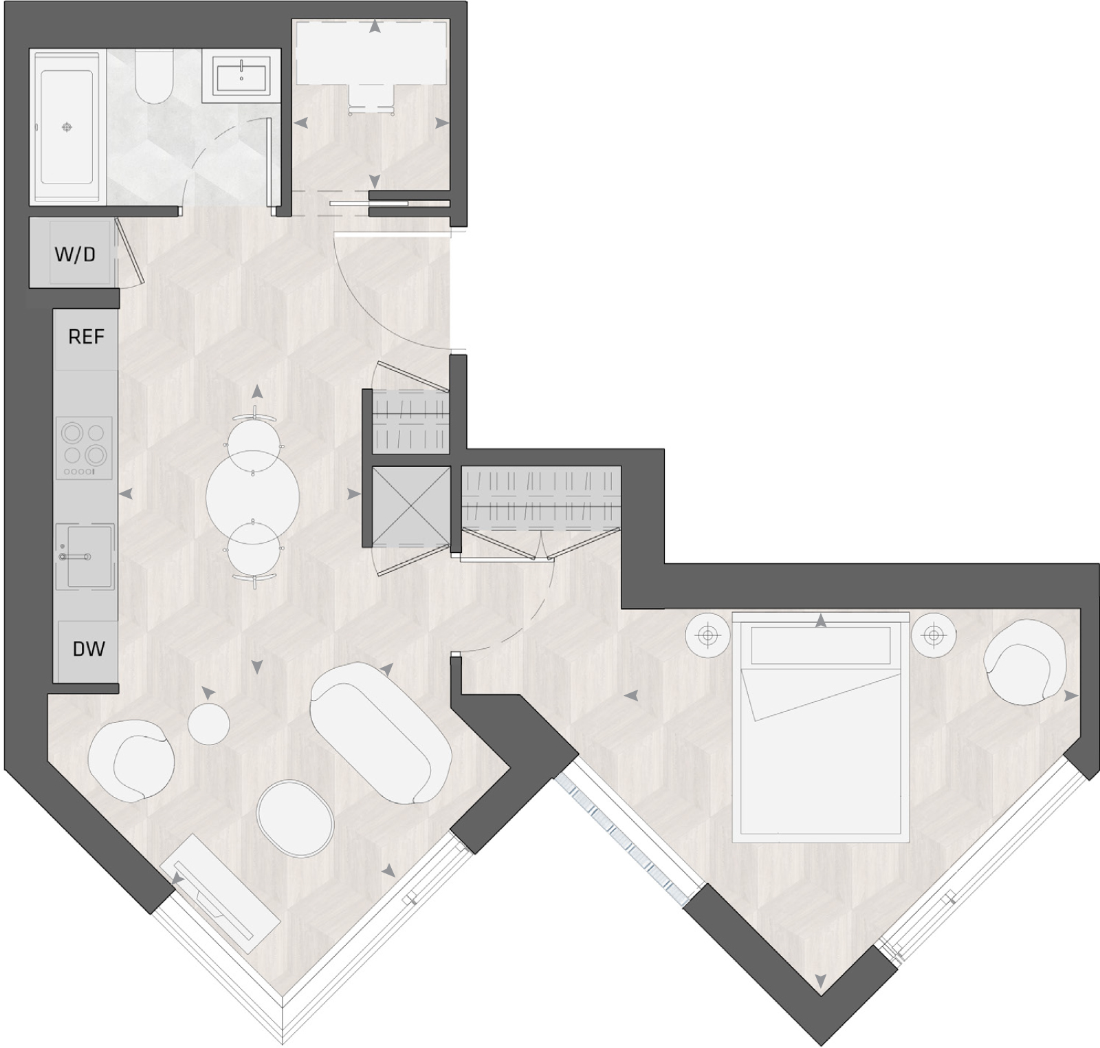 Suite 1101 - S floor plan