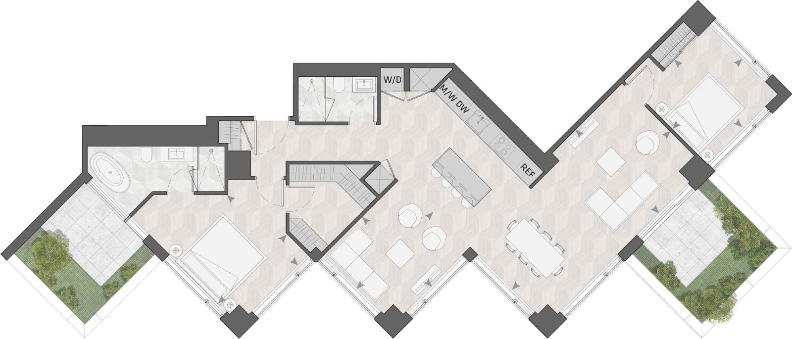Suite 1202 - S floor plan