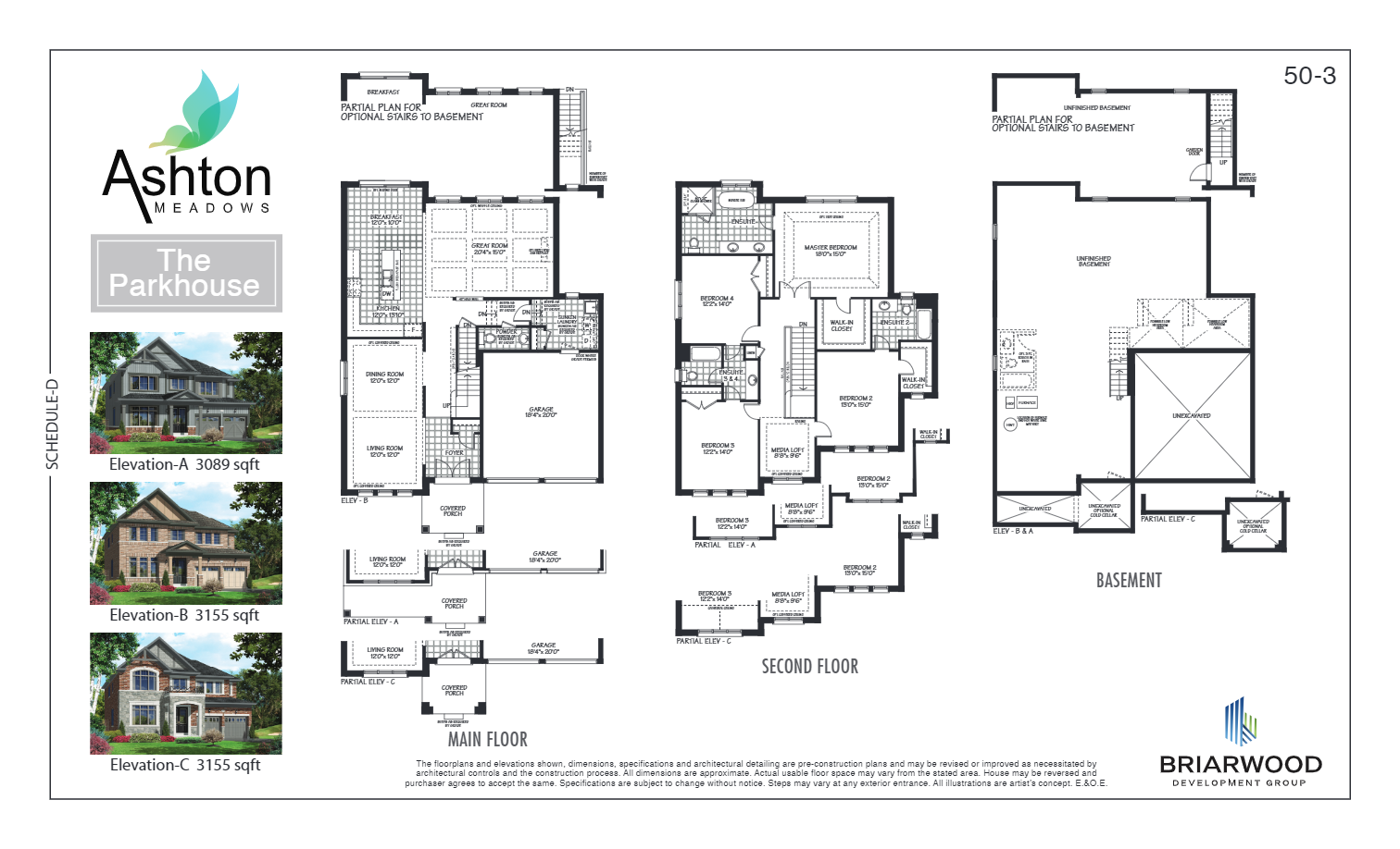 Parkhouse - Elev. C floor plan
