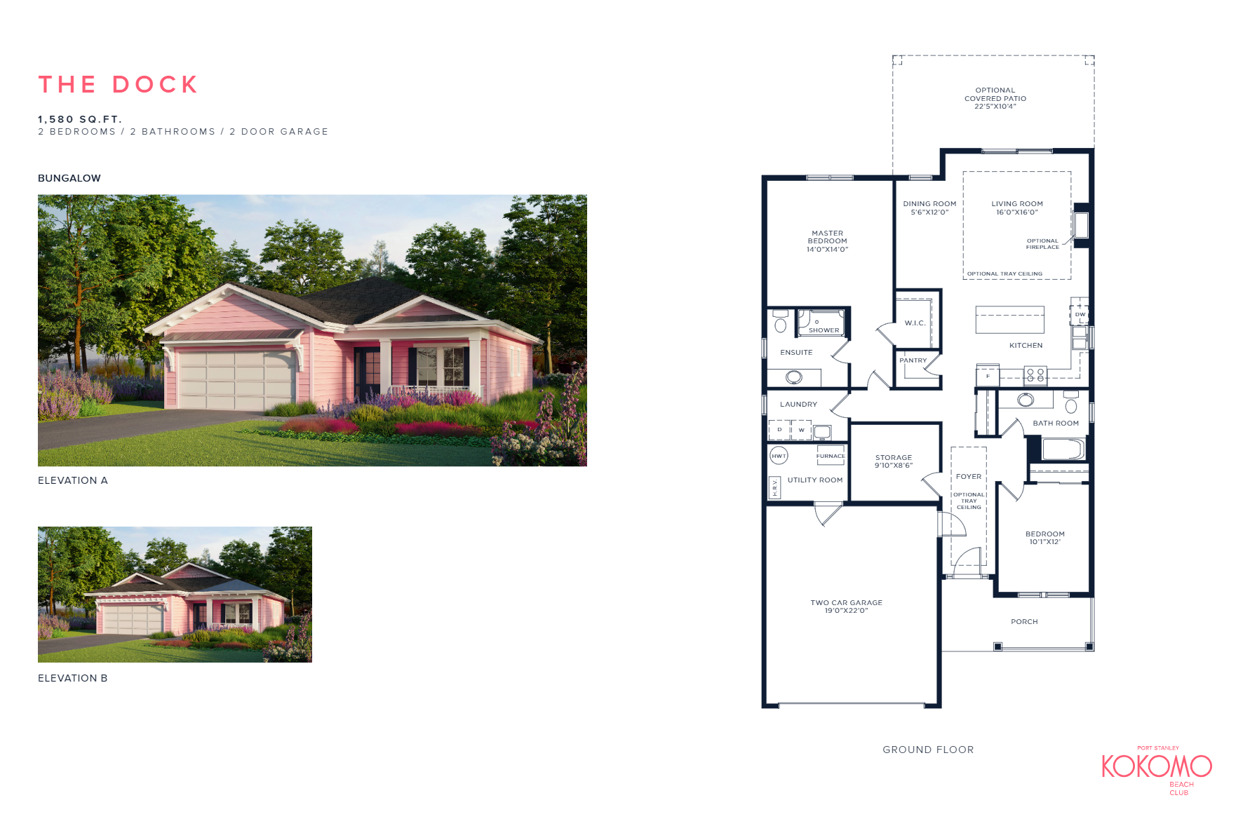 The Dock - Elev B floor plan