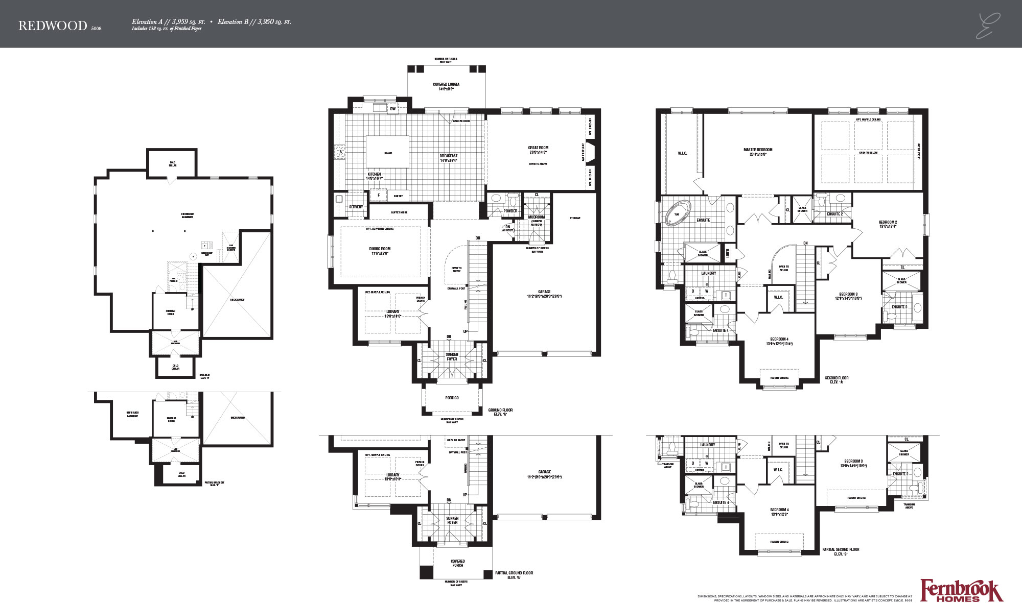 Redwood floor plan