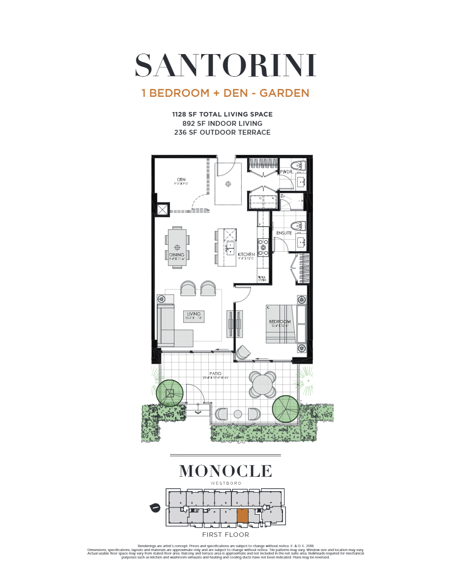 Santorini floor plan
