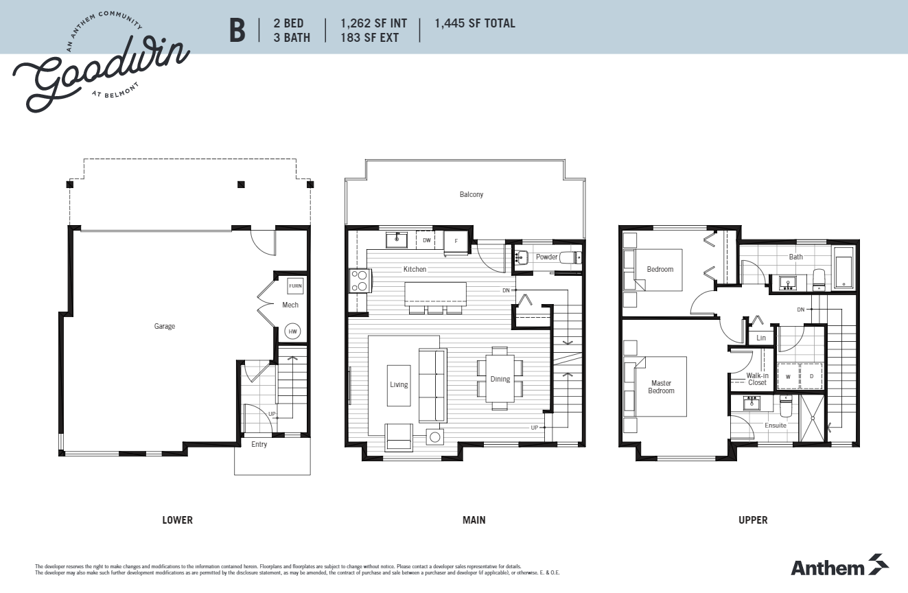 B floor plan