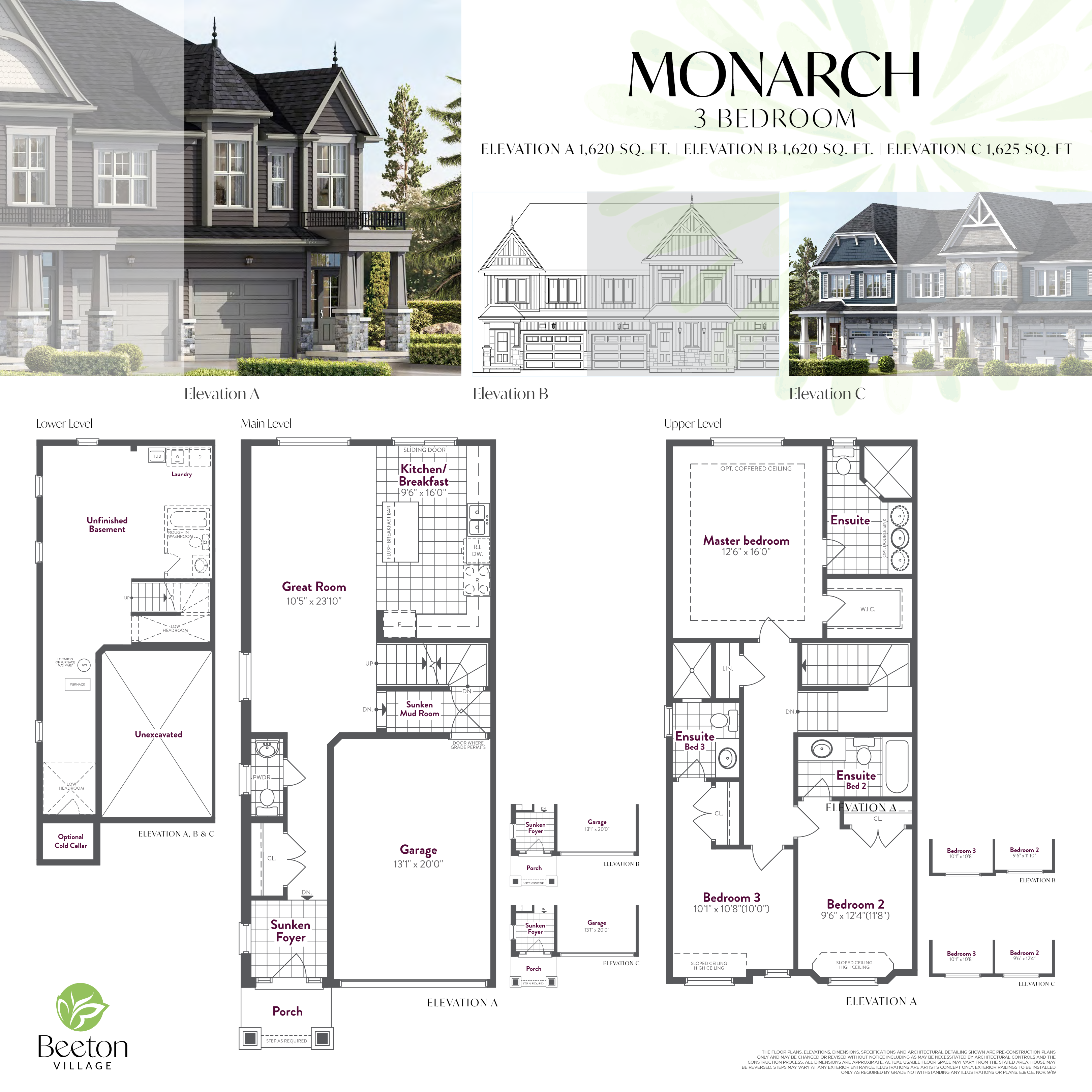 Monarch floor plan