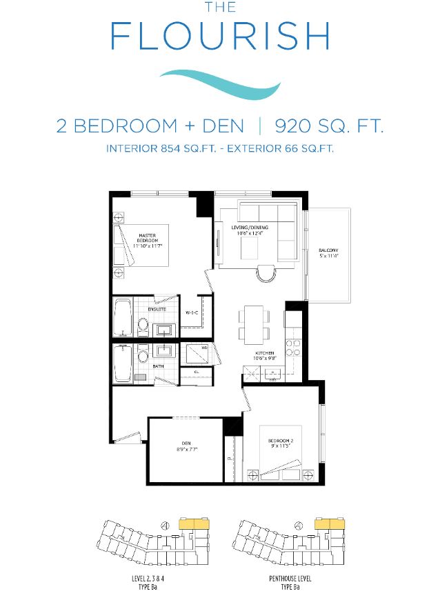 The Florish floor plan