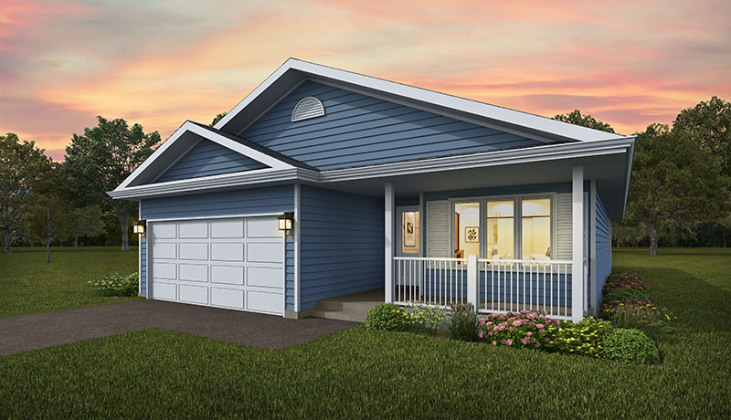 Watersedge with Sunroom floor plan