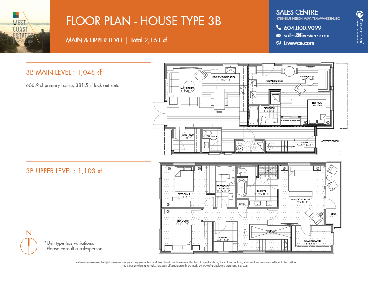 HOUSE TYPE 3B floor plan