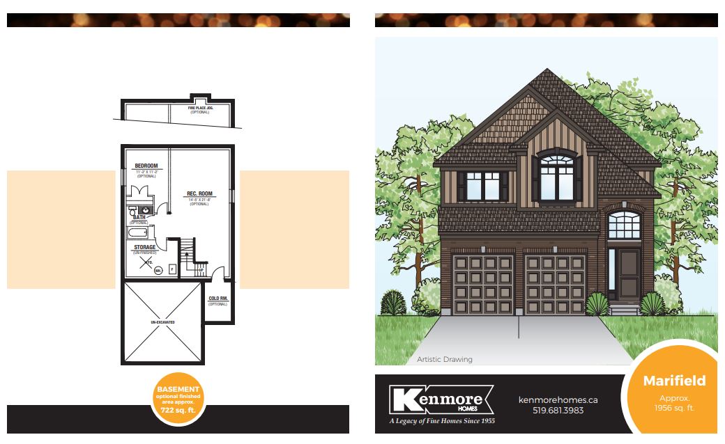The Marifield floor plan