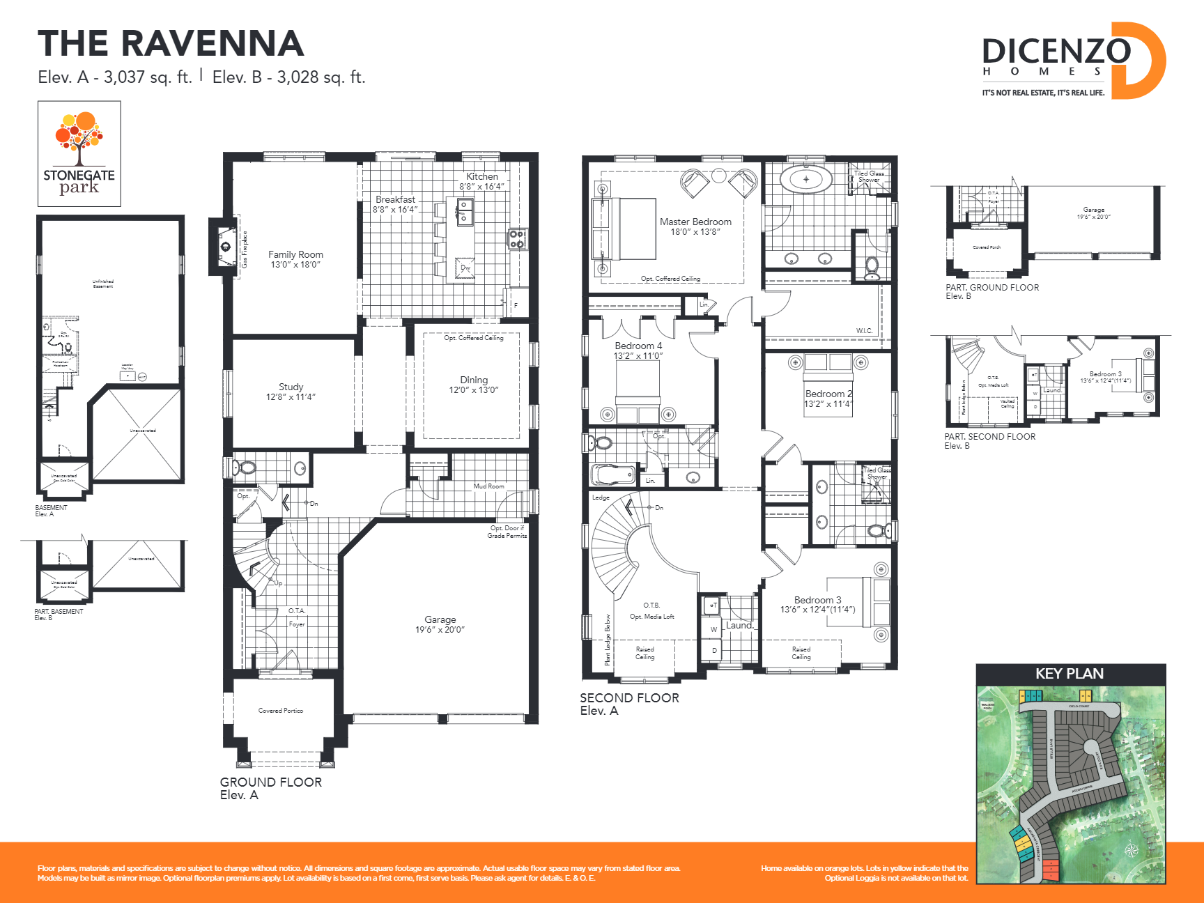 The Ravenna - Elev. B floor plan