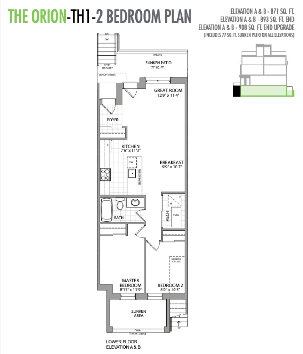 The Orion floor plan