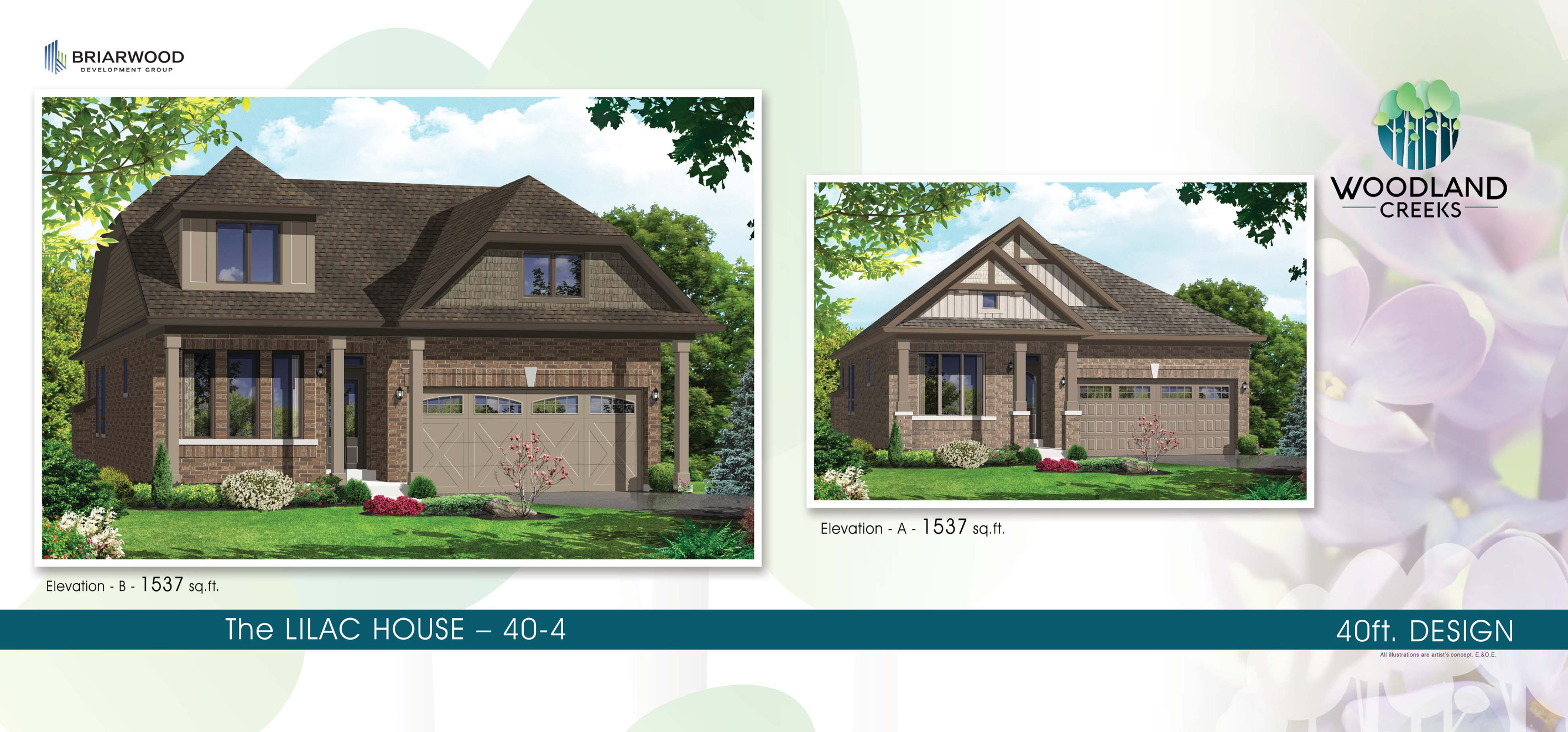 The Lilac House - Elev. A floor plan