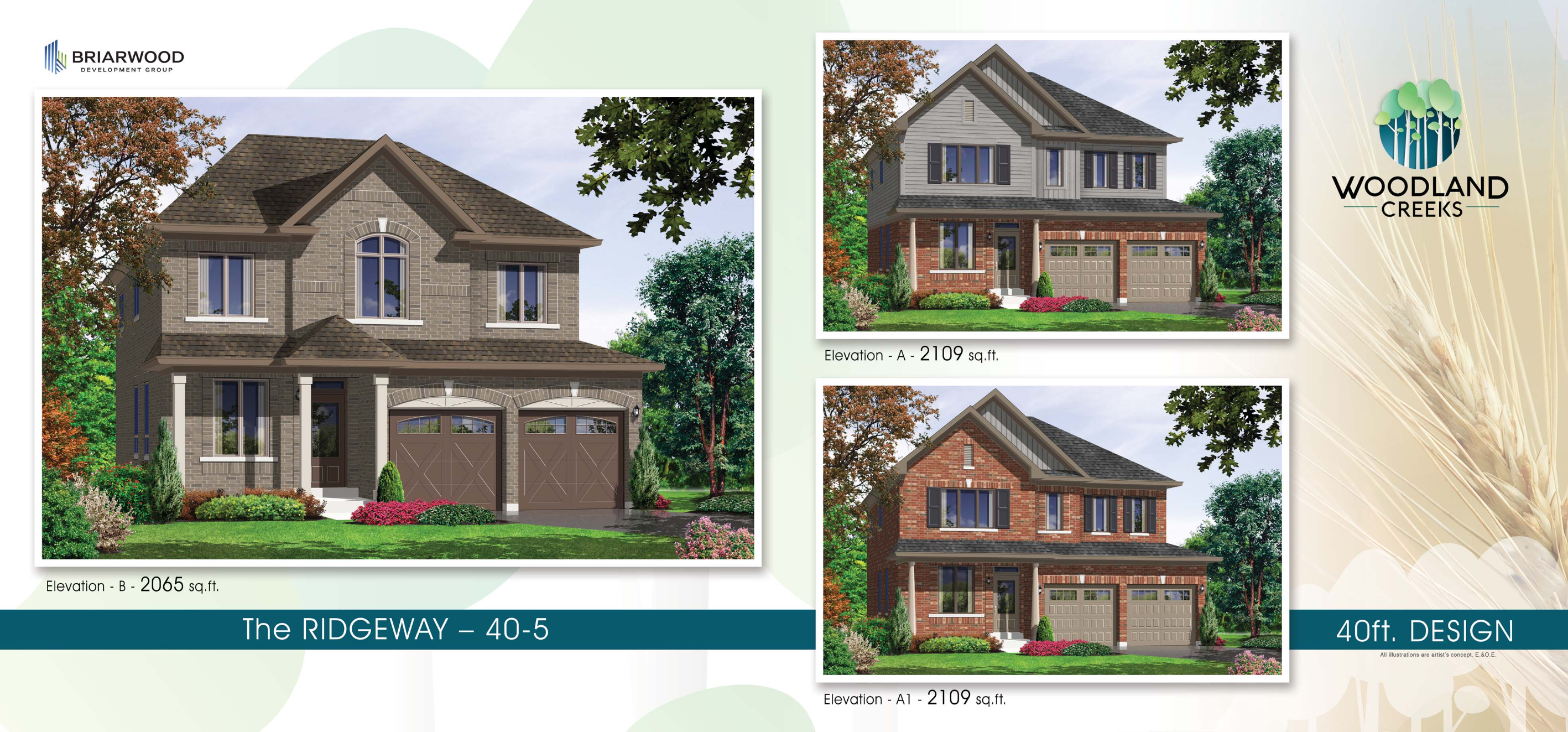 The Ridgeway - Elev. B floor plan