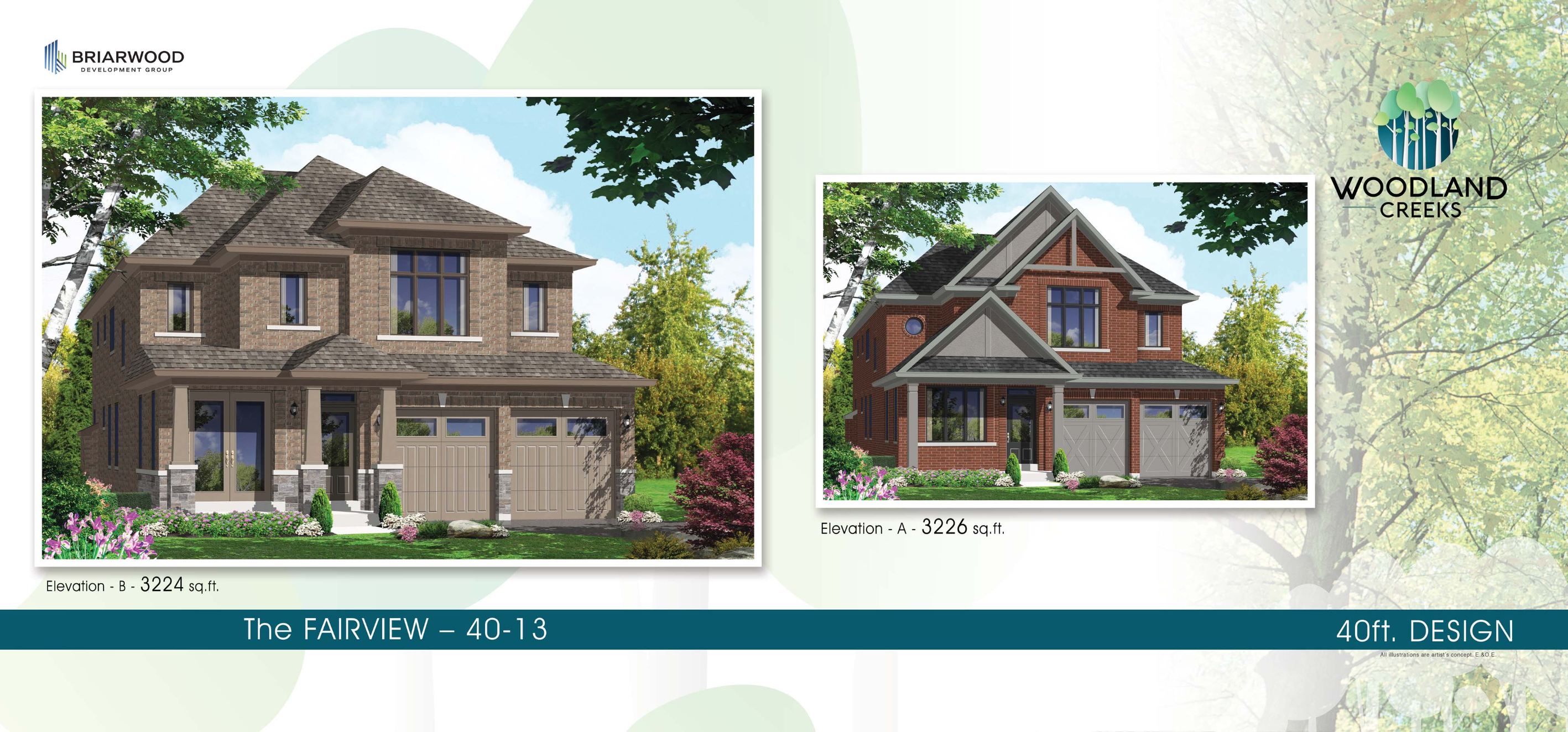 The Fairview - Elev. A floor plan