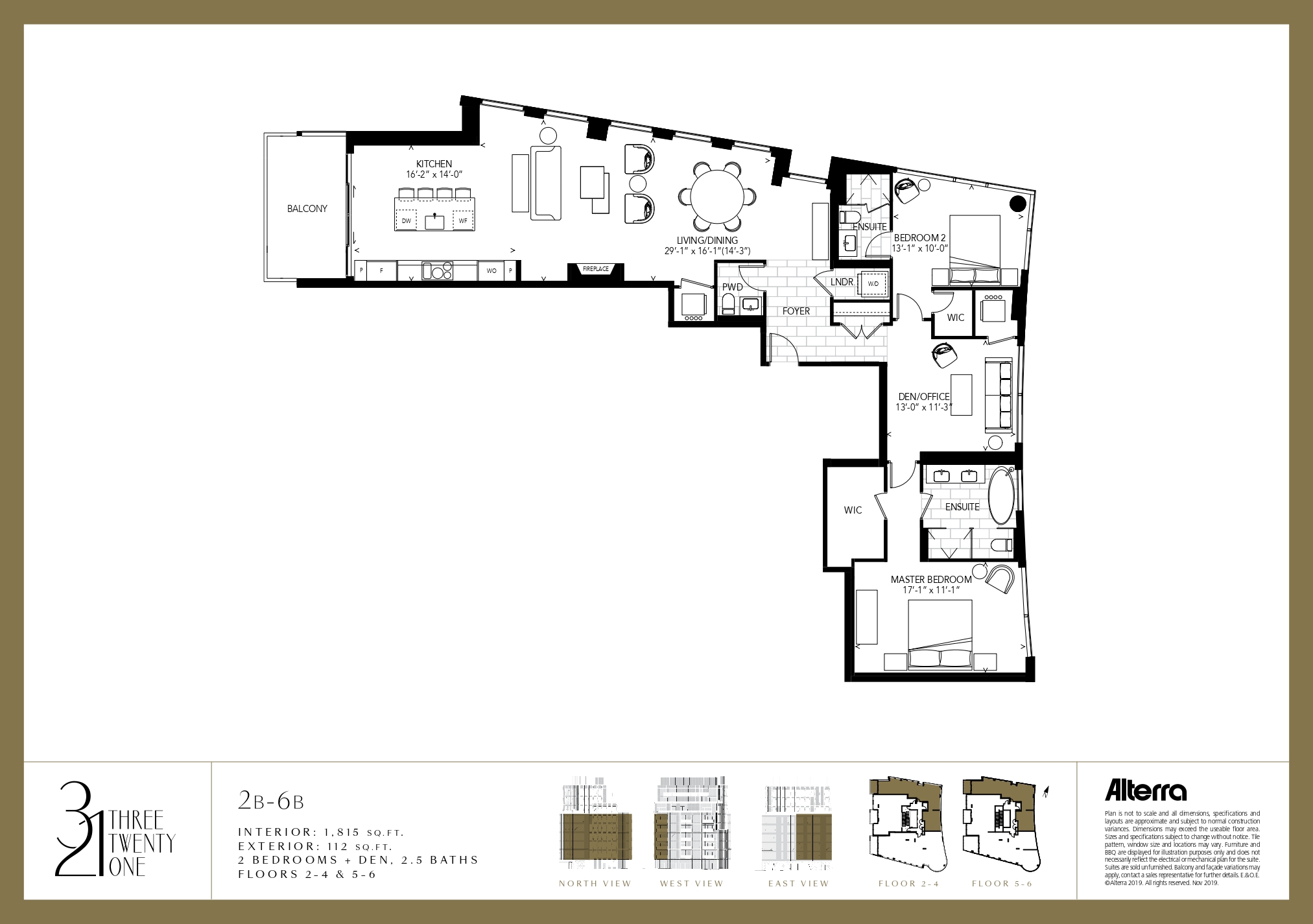 Suite 302 / 501 floor plan