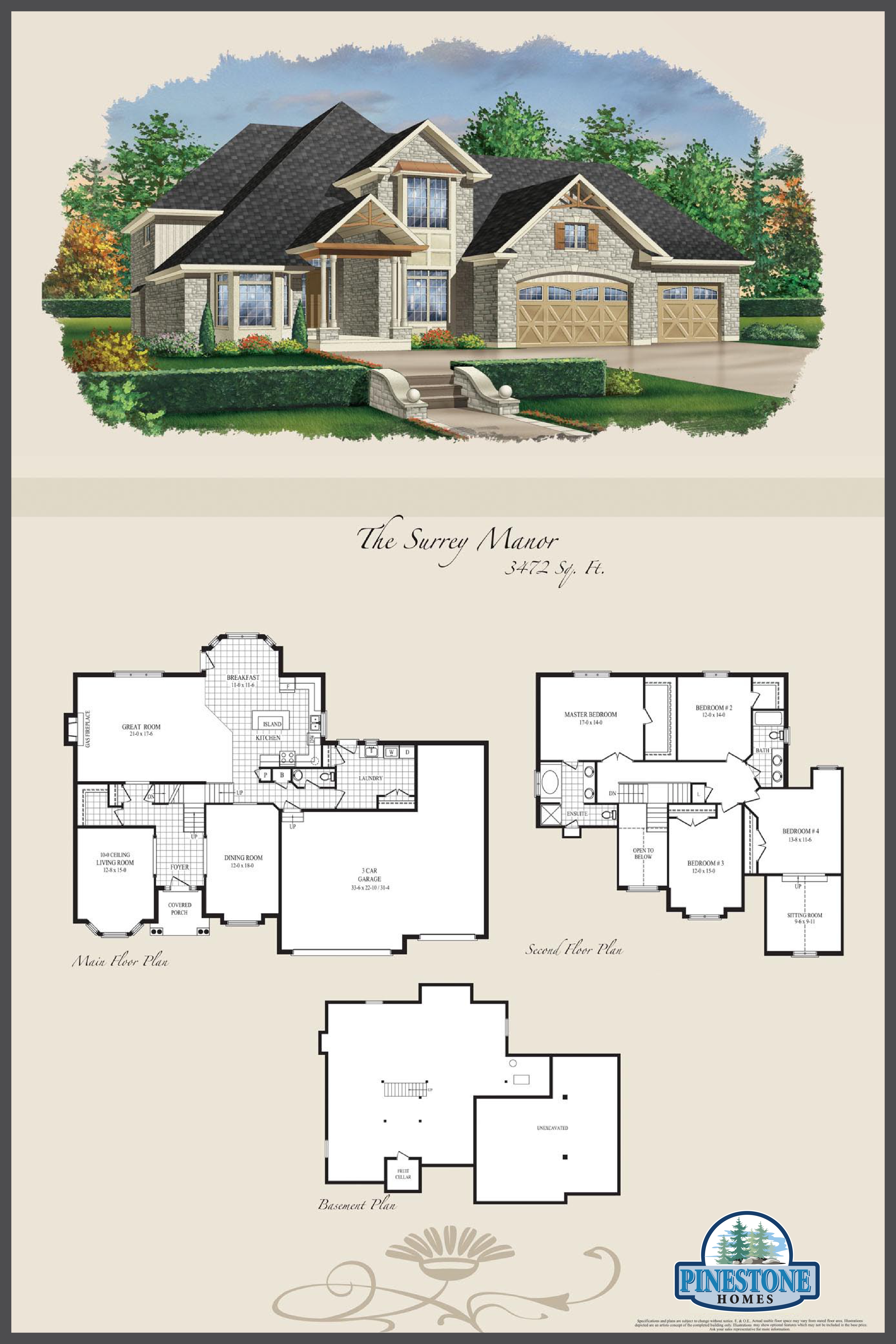The Surrey Manor floor plan