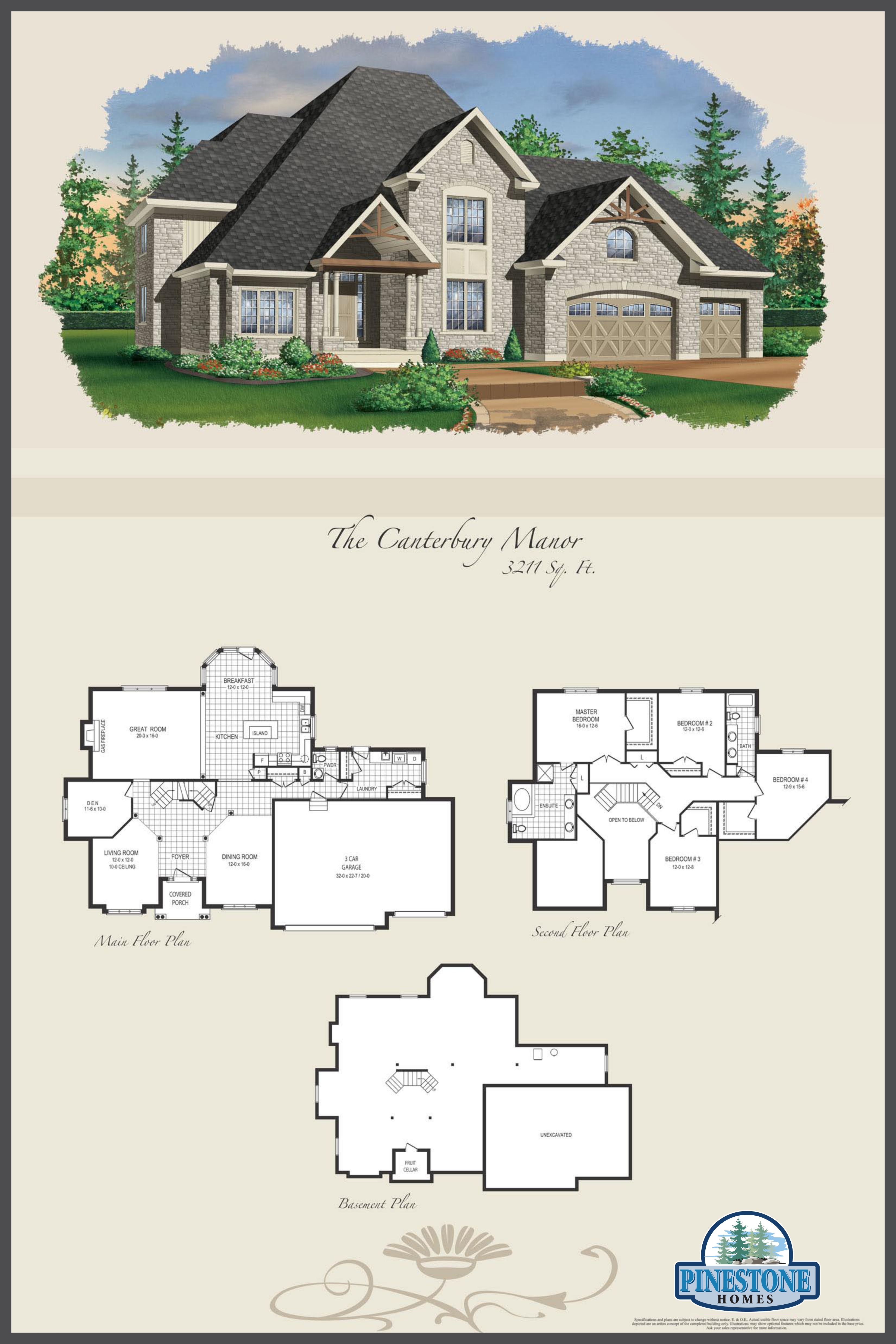 The Canterbury Manor floor plan