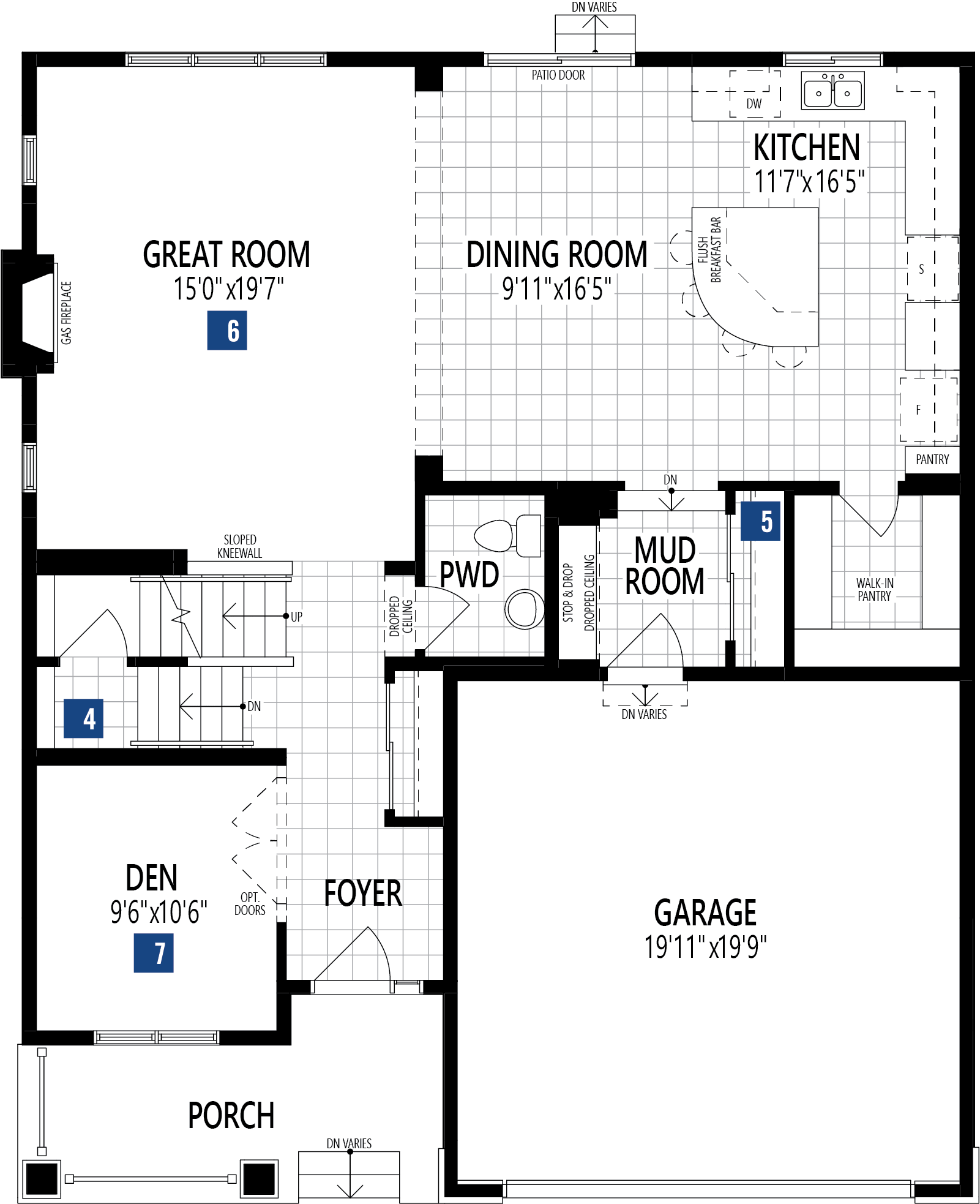 1516 - 205 Street NW floor plan