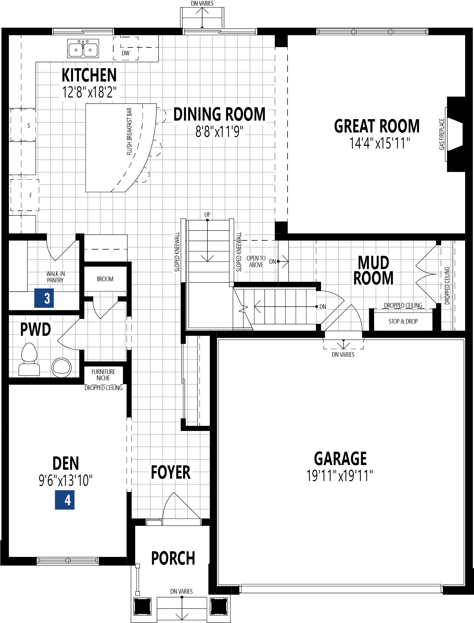 Cline floor plan
