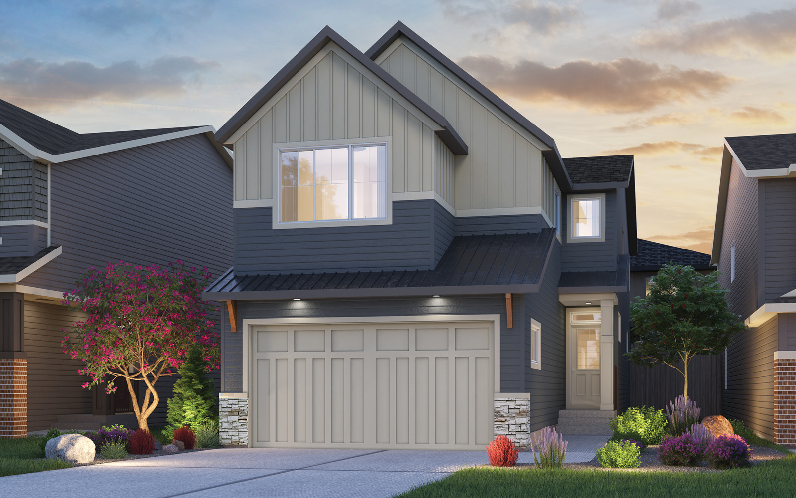 Front Garage Single Side Yard Collection - Columbia 2 - 24 floor plan