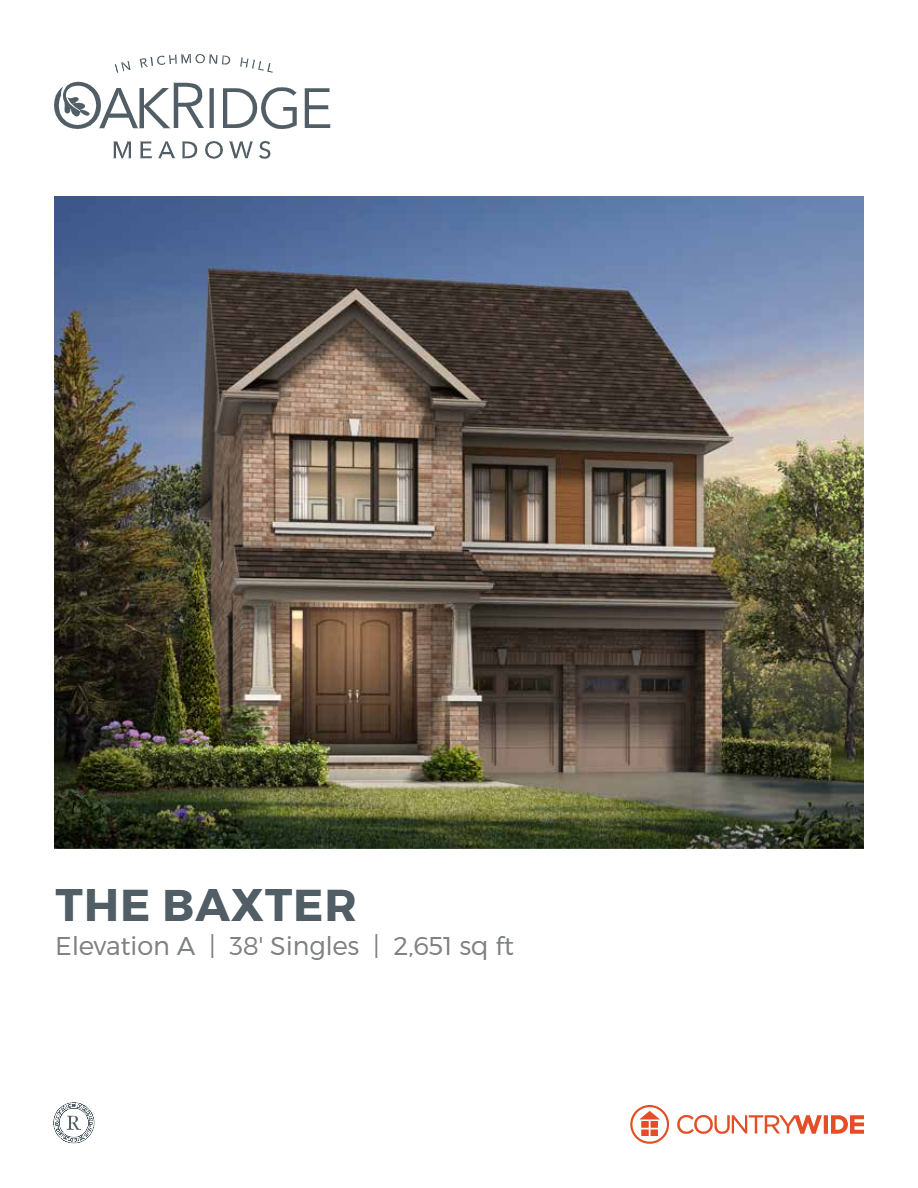 The Baxter - Elev. A floor plan