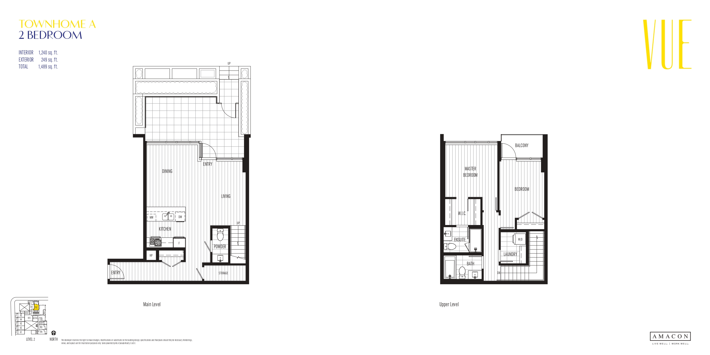 Townhome A floor plan