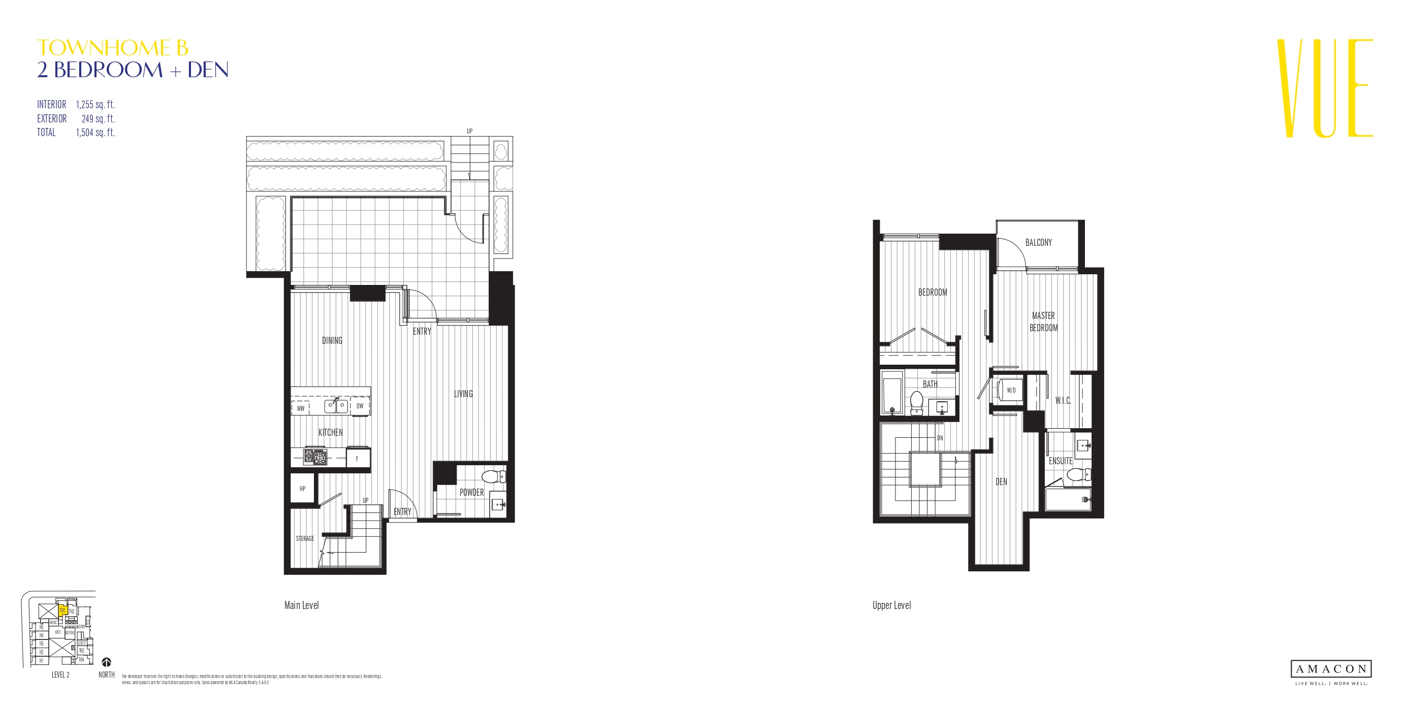 Townhome B floor plan