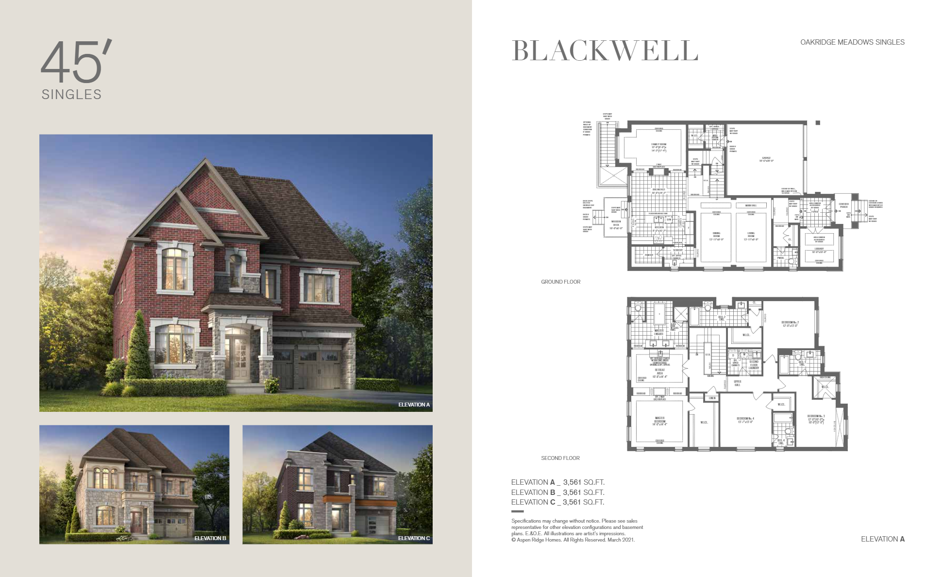 Blackwell A floor plan