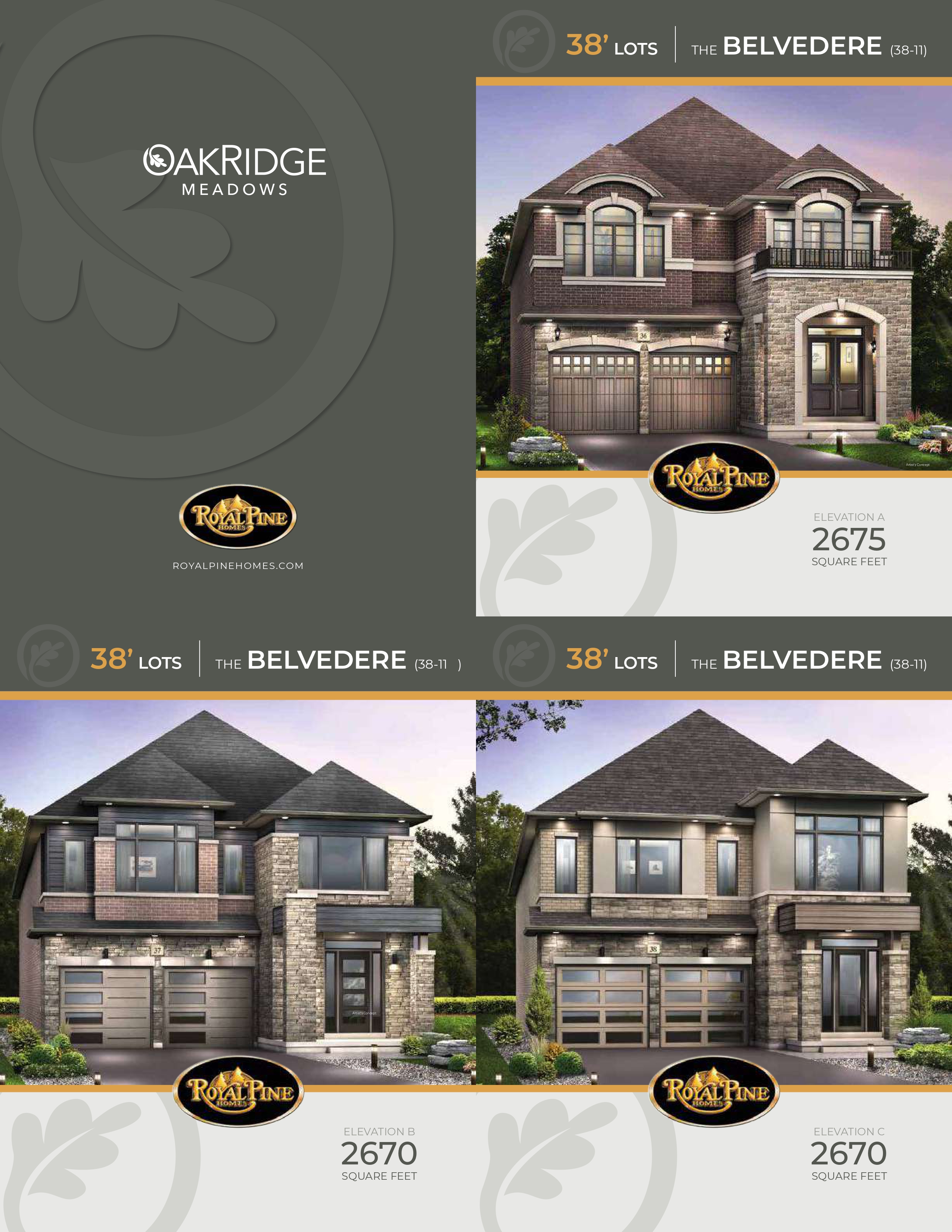 The Belvedere - Elev. B floor plan