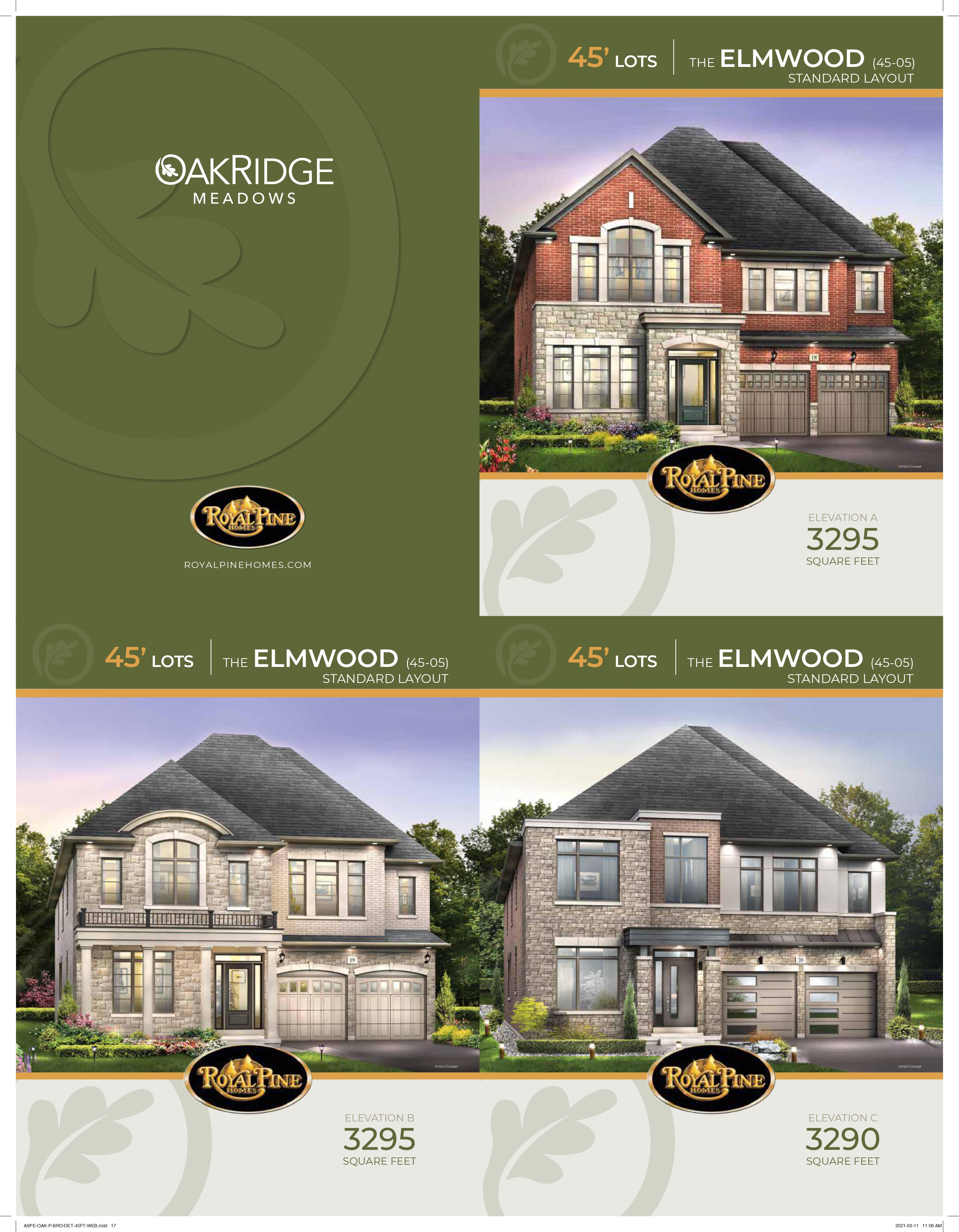 The Elmwood - Elev. B floor plan