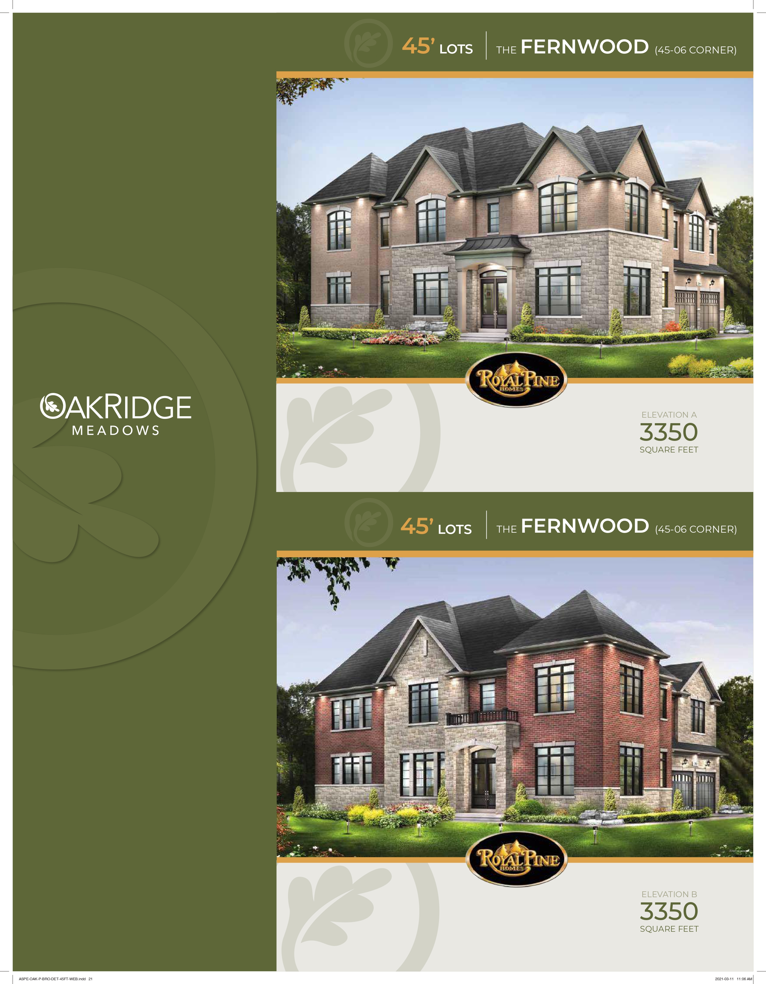 The Fernwood - Elev. A floor plan