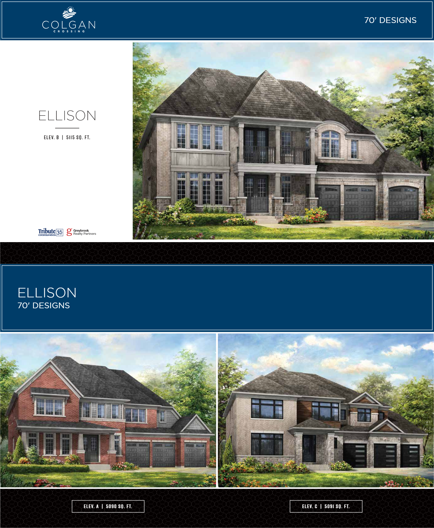Ellison - Elev. A floor plan