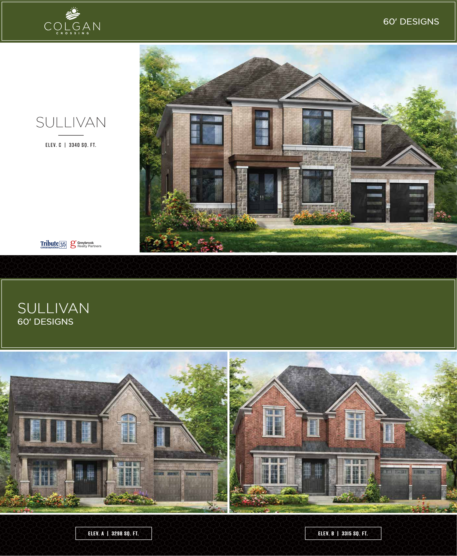 Sullivan - Elev. A floor plan