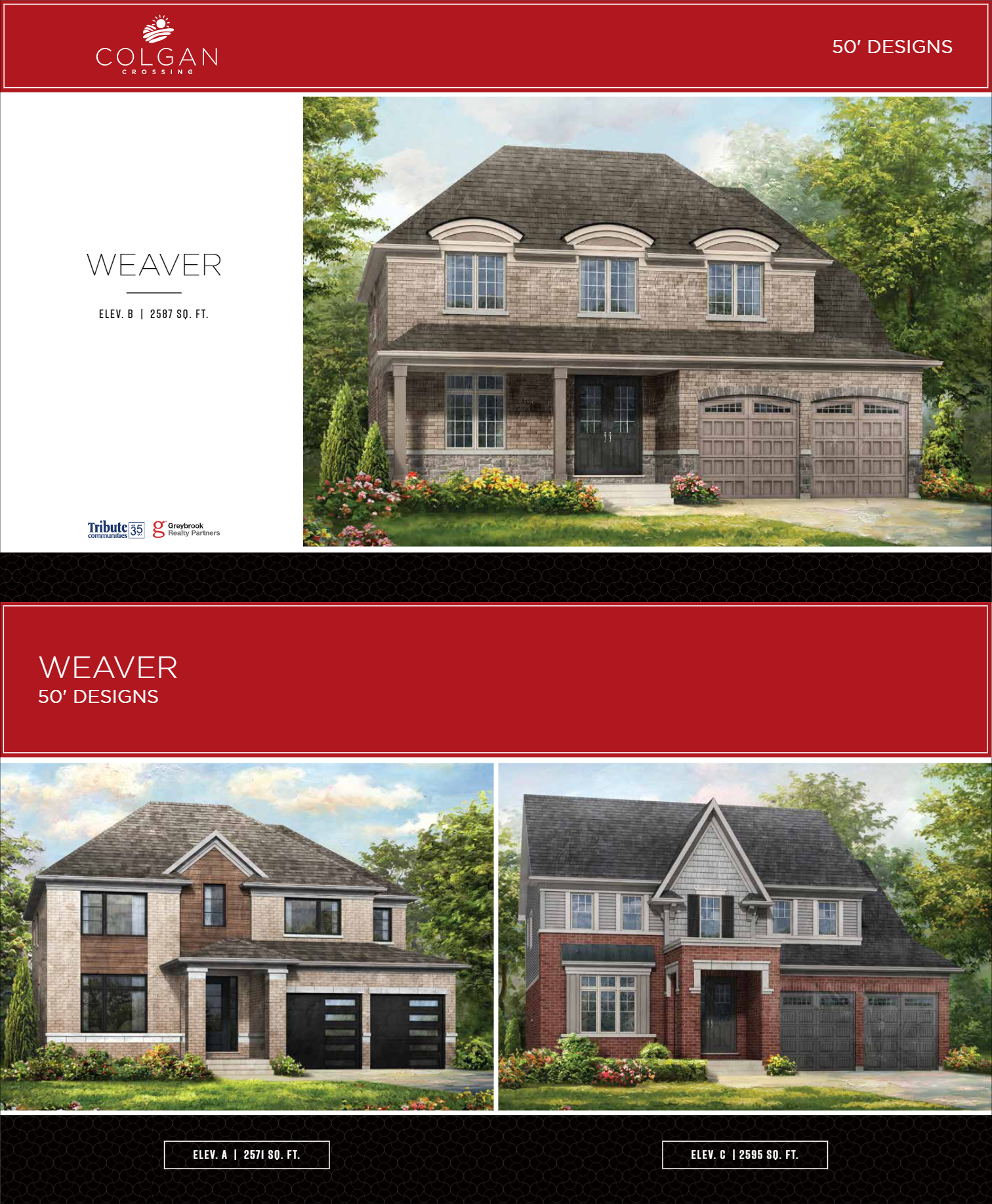 Weaver - Elev. A floor plan