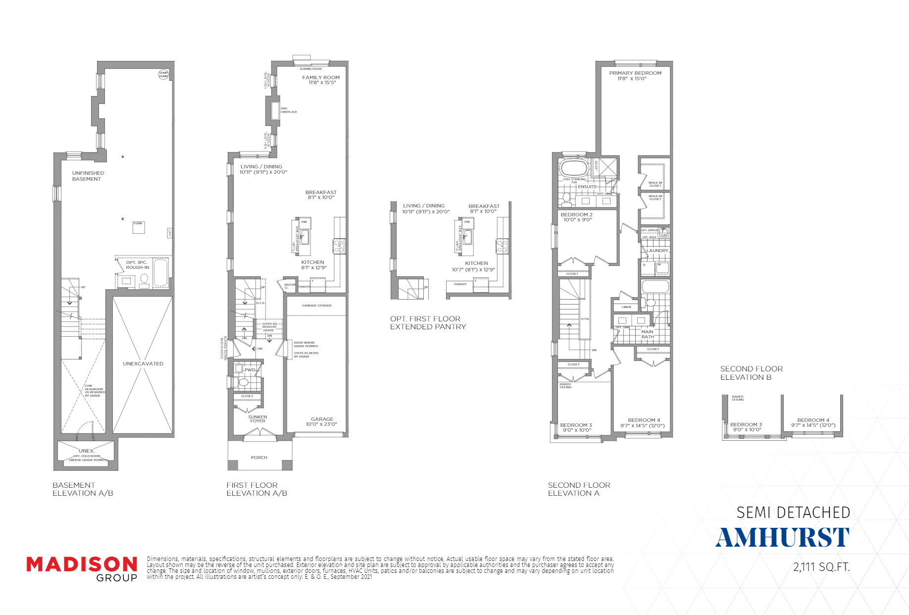 Amhurst floor plan